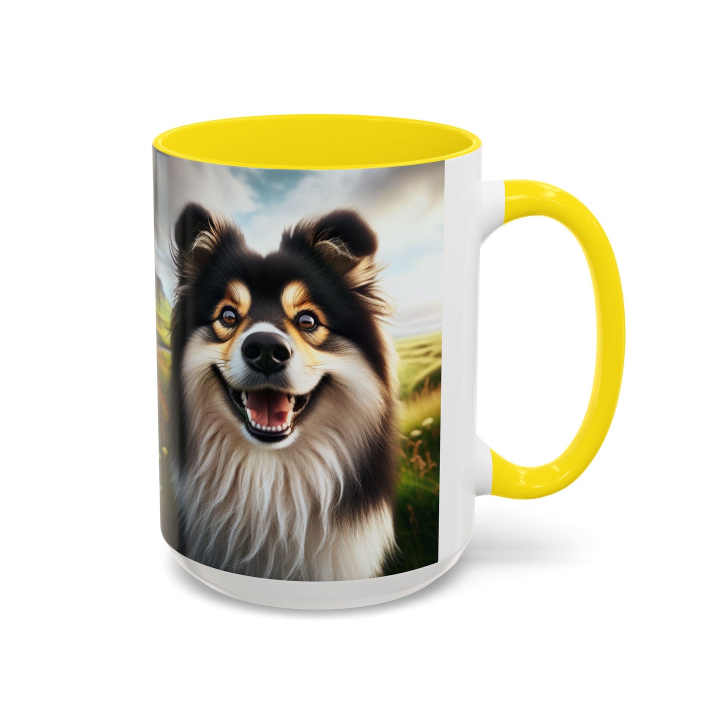 Icelandic Sheepdog Accent Coffee Mug - Perfect Gift for Dog Lovers