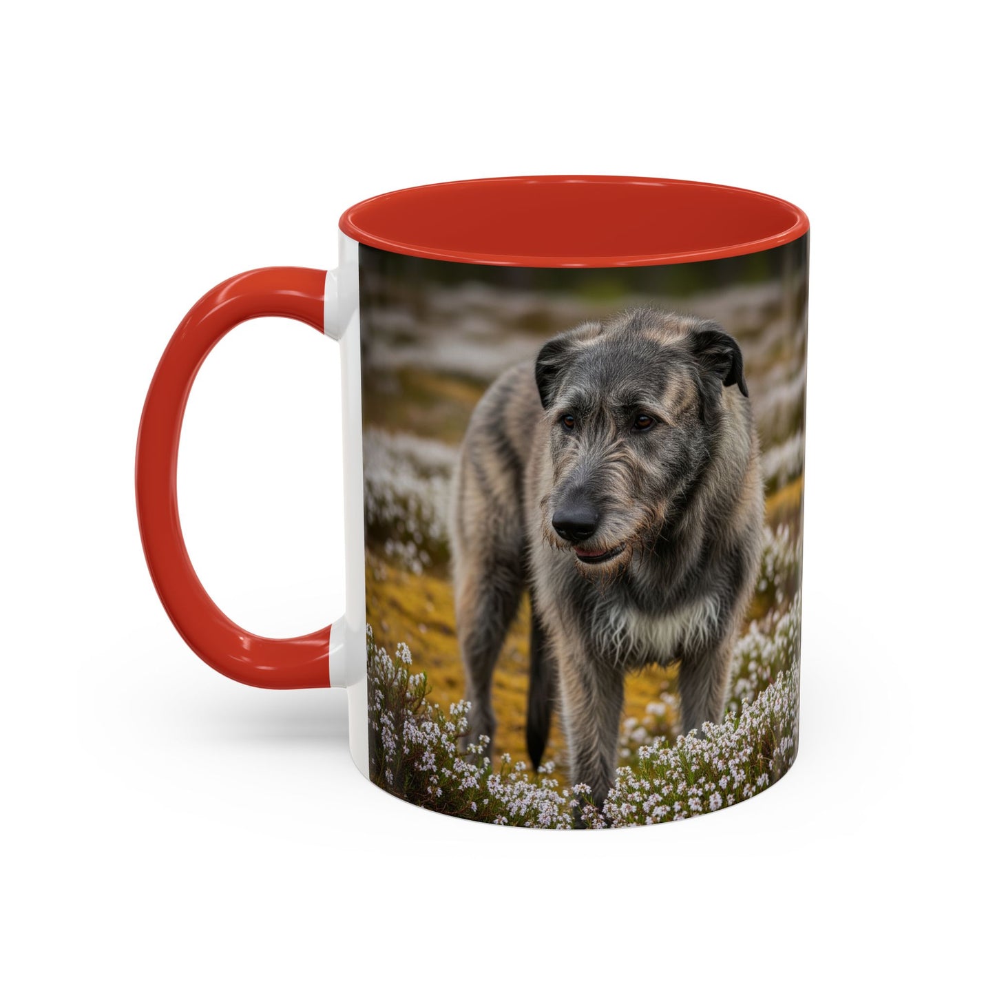 Irish Wolfhound Accent Coffee Mug - Perfect Gift for Dog Lovers