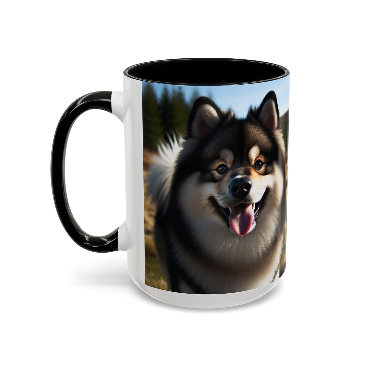 Norwegian Buhund Accent Coffee Mug - Perfect Gift for Dog Lovers