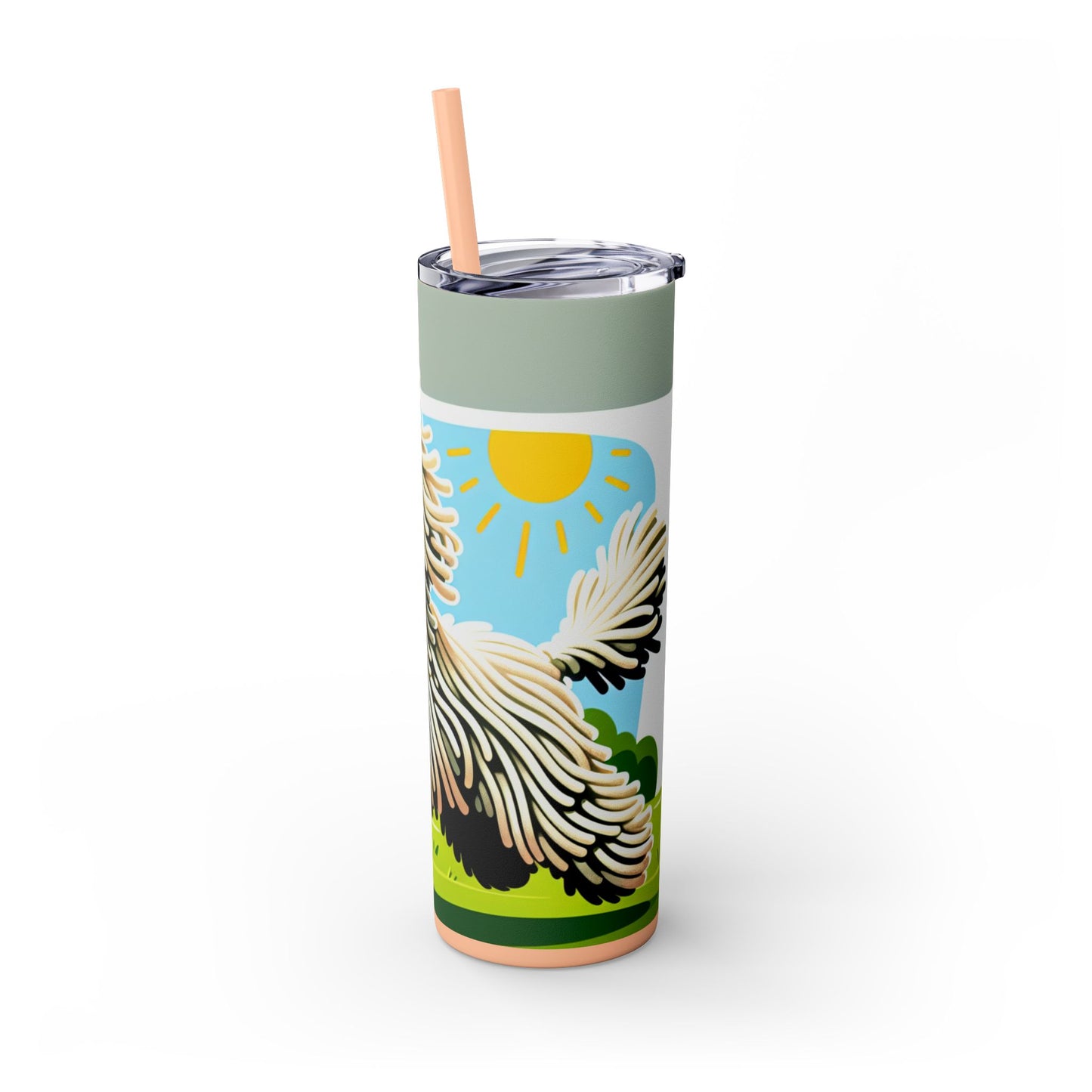 Komondor Tumbler with Straw, 20oz