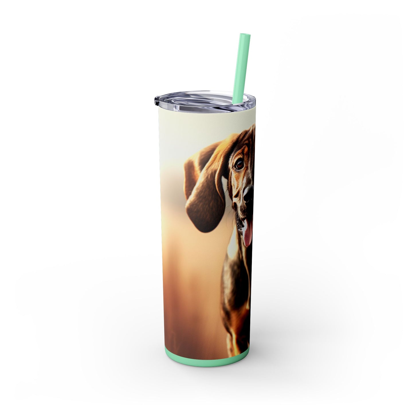 Plott Hound Tumbler with Straw, 20oz