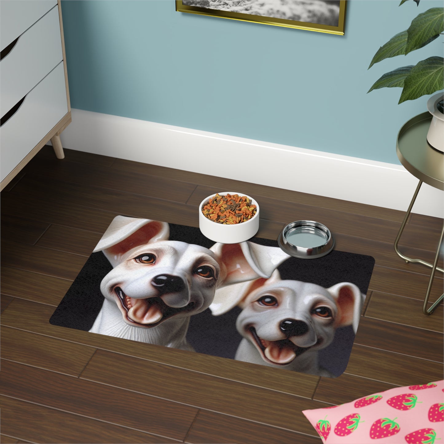 Pet Food Mat (12x18) - Porcelaine