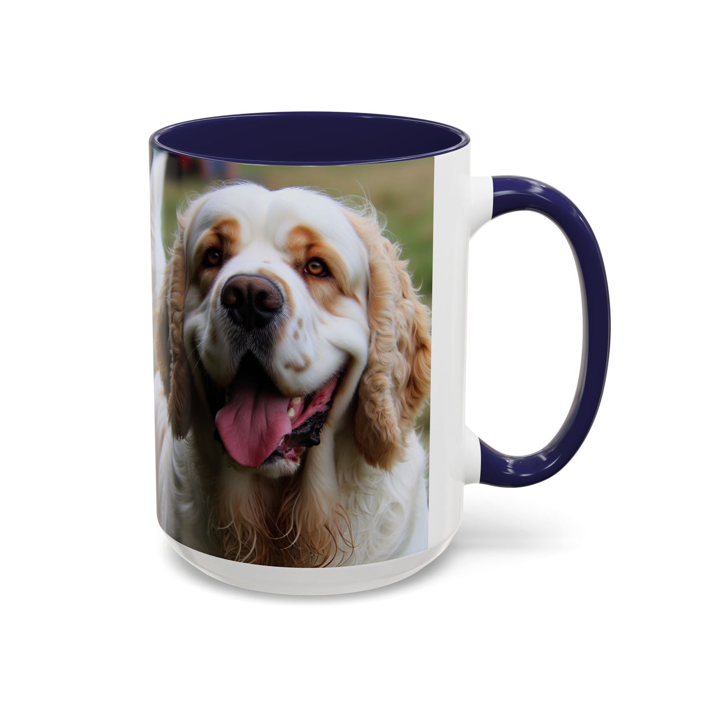 Clumber Spaniel Accent Coffee Mug - Perfect Gift for Dog Lovers
