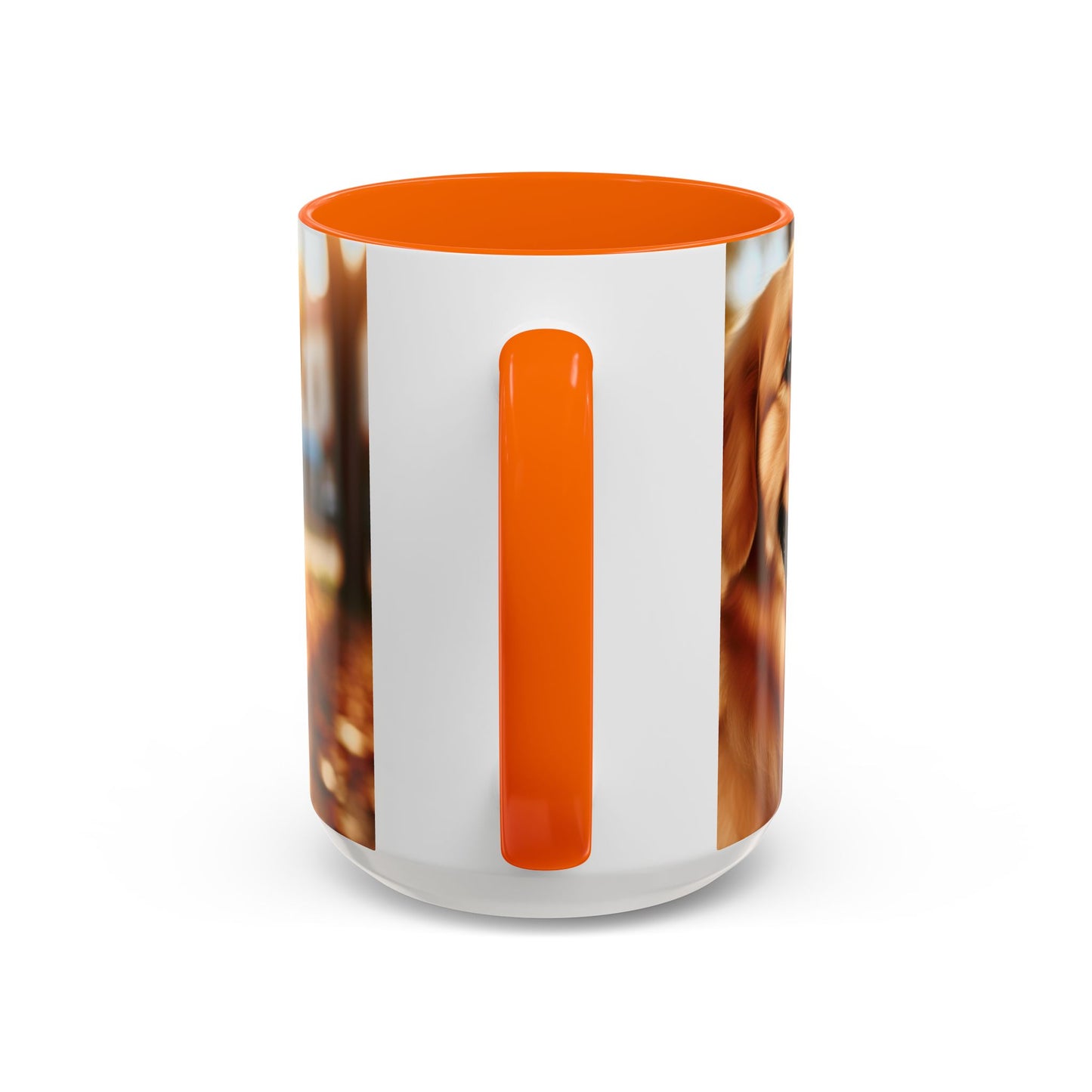 Golden Retriever Accent Coffee Mug - Perfect Gift for Dog Lovers