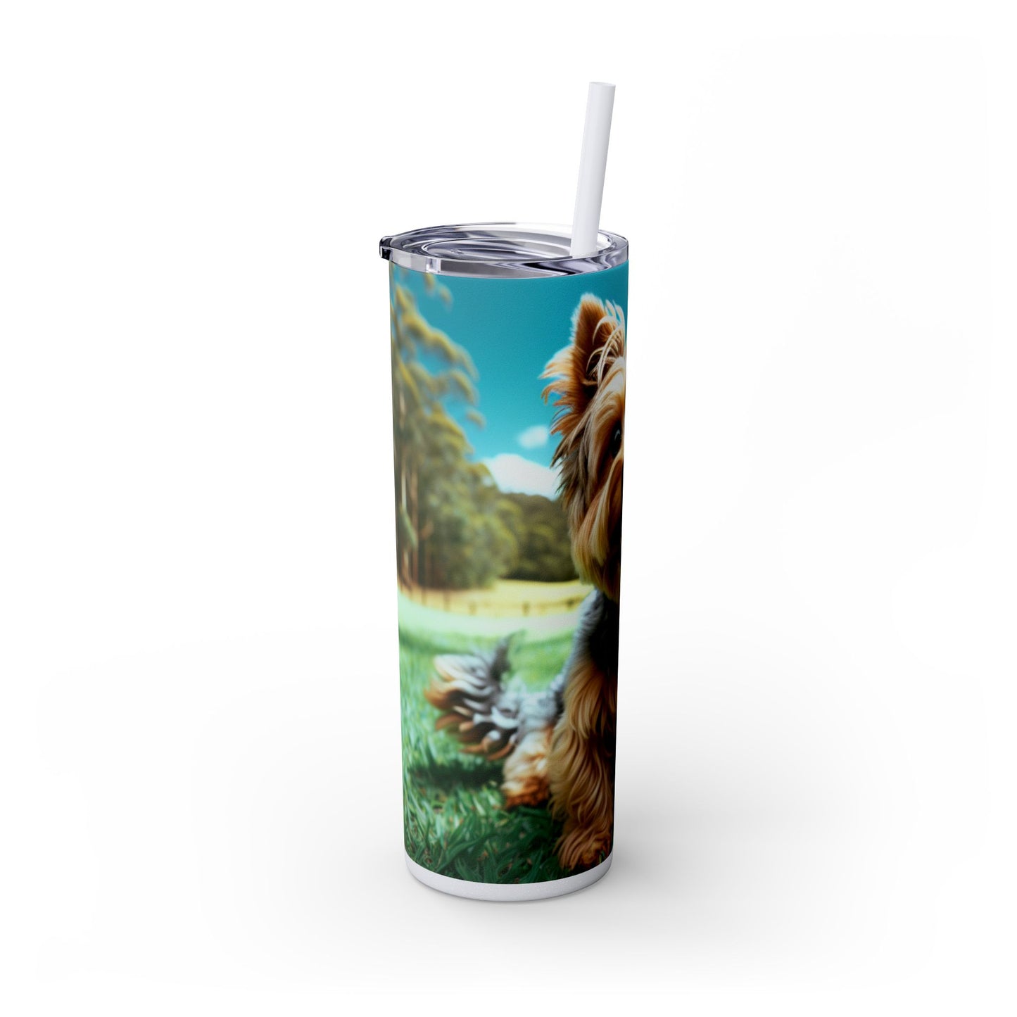 Australian Terrier Tumbler with Straw, 20oz