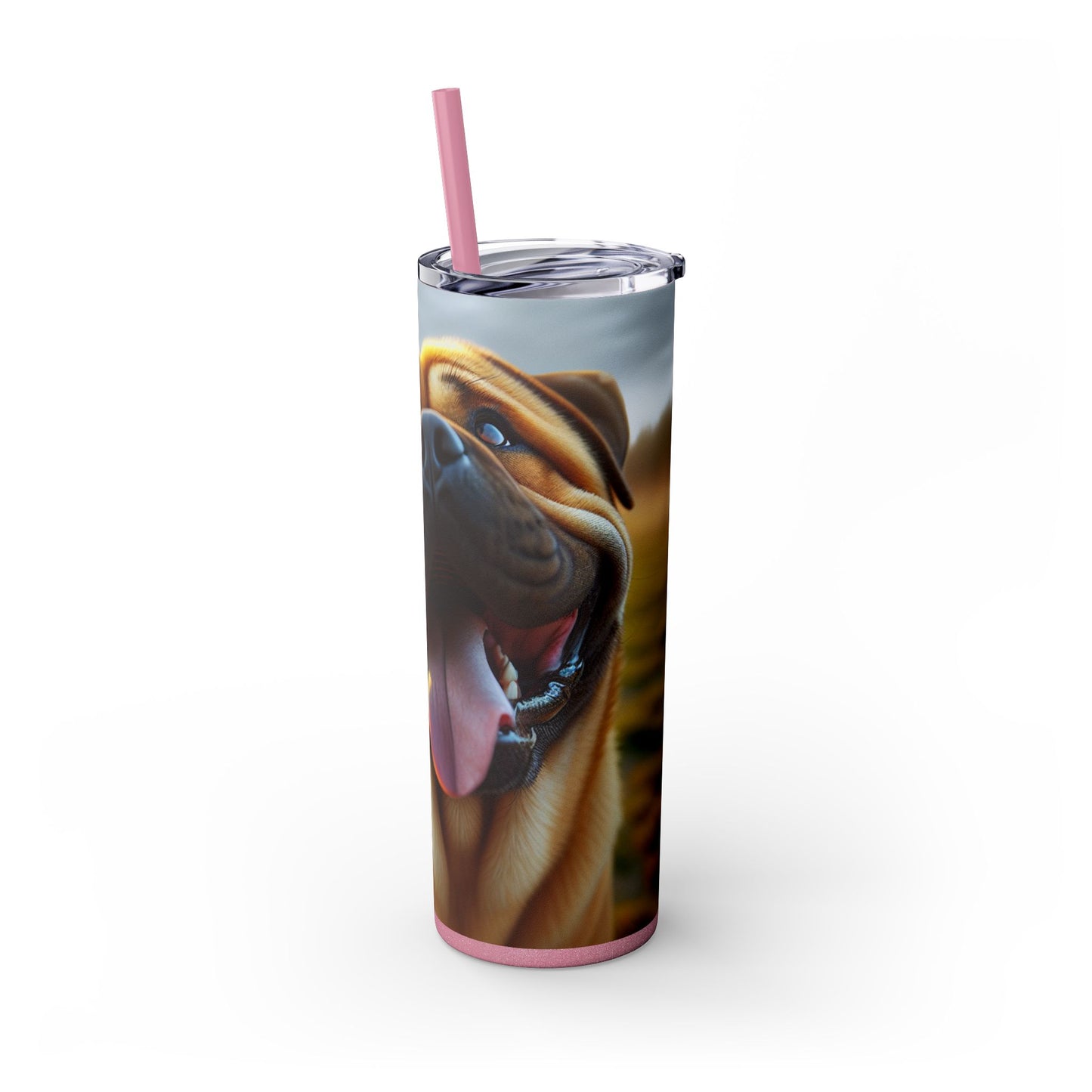 Bully Kutta Skinny Tumbler with Straw, 20oz