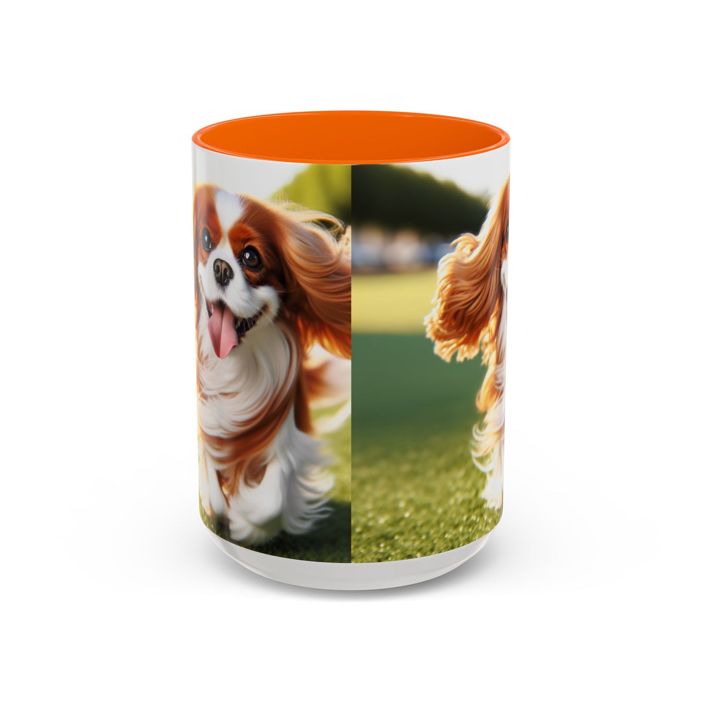 Cavalier King Charles Spaniel Accent Coffee Mug - Perfect Gift for Dog Lovers