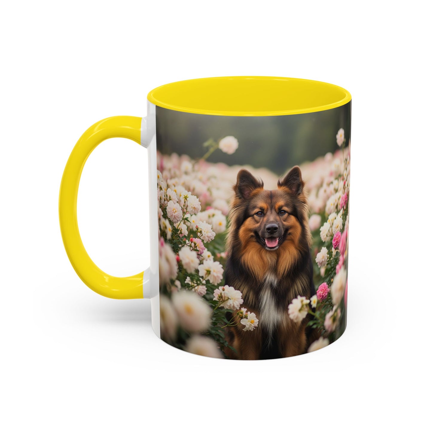 Bohemian Shepherd Accent Coffee Mug - Perfect Gift for Dog Lovers