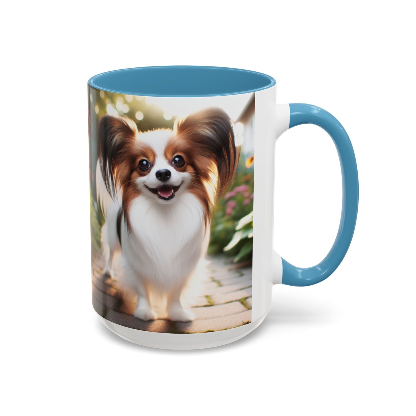 Papillon Accent Coffee Mug - Perfect Gift for Dog Lovers