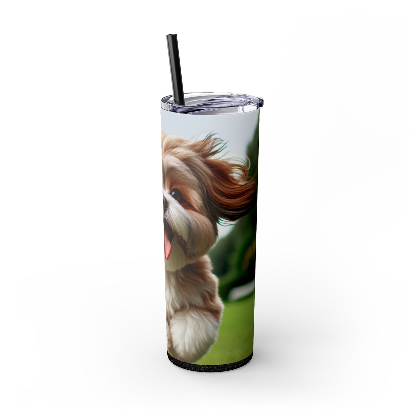Lhasalier Tumbler with Straw, 20oz