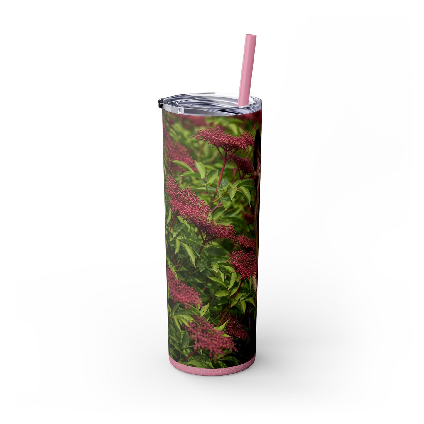 Belgian Shepherd Dog Malinois Tumbler with Straw, 20oz
