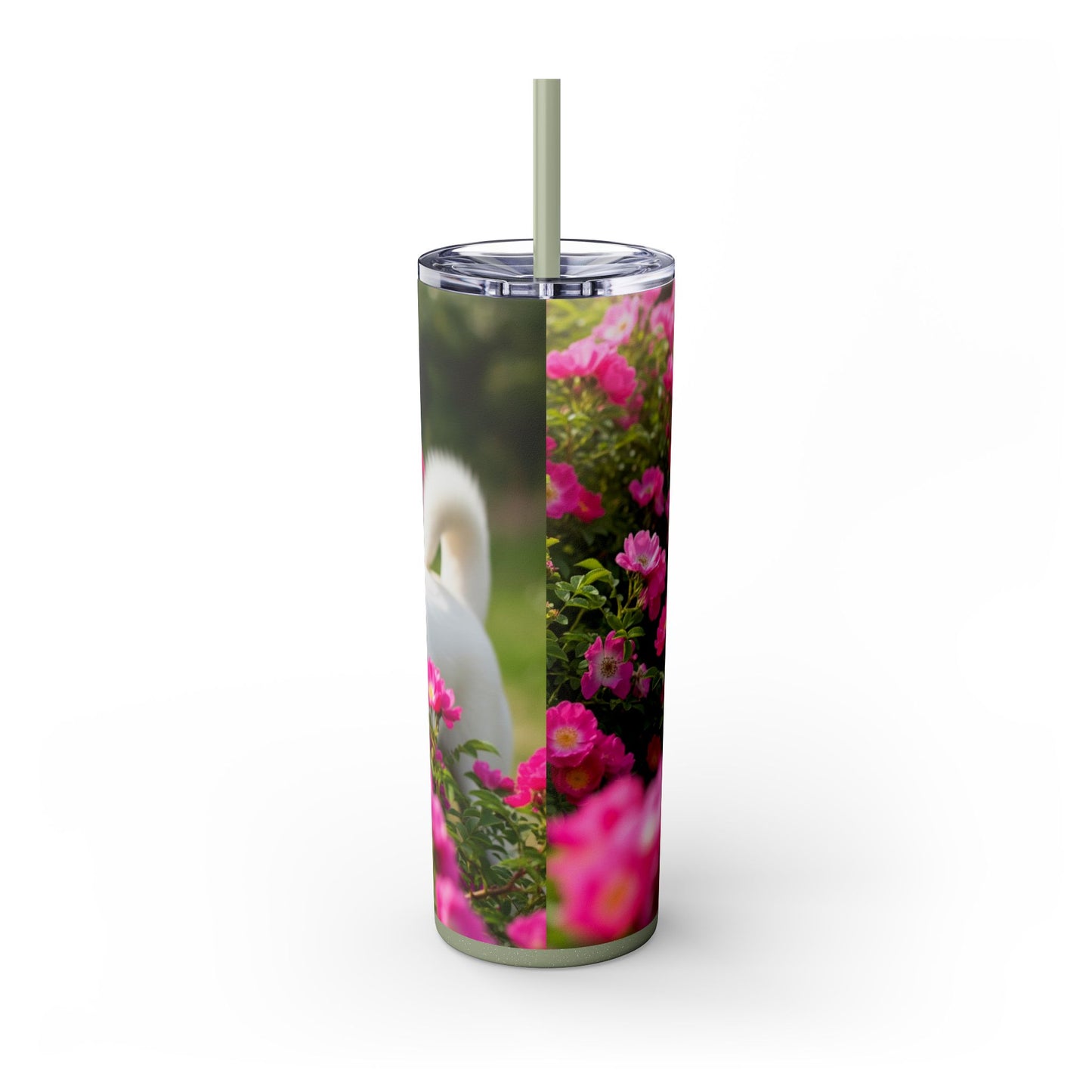 Norrbottenspets Skinny Tumbler with Straw, 20oz
