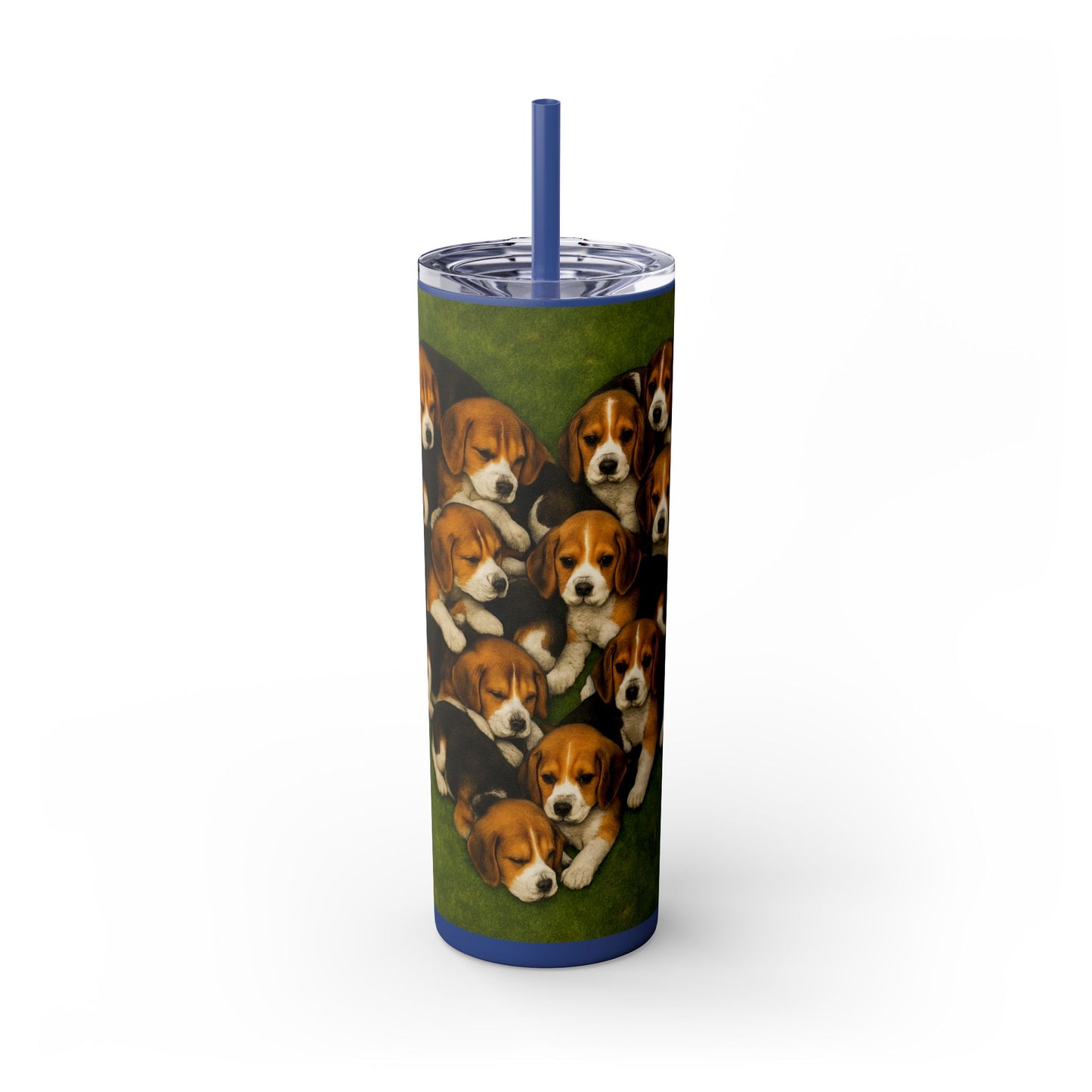Beagle puppies Tumbler with Straw, 20oz