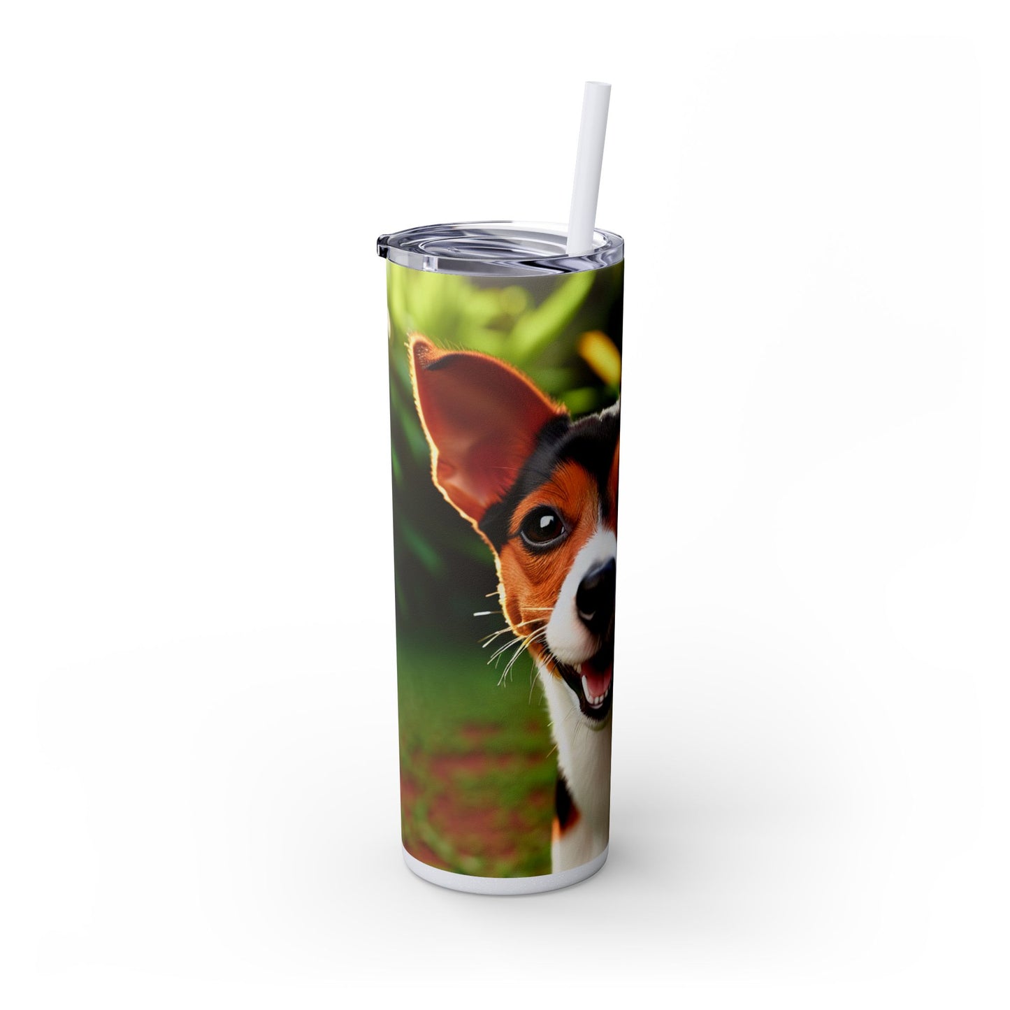 Brazilian Terrier Tumbler with Straw, 20oz