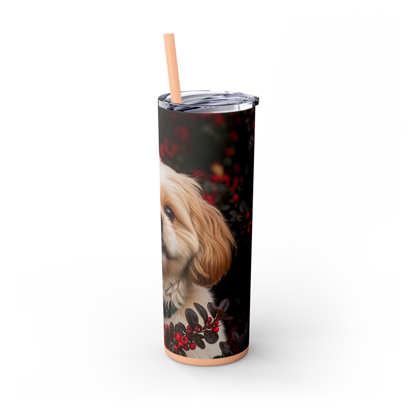 Pekapoo Tumbler with Straw, 20oz