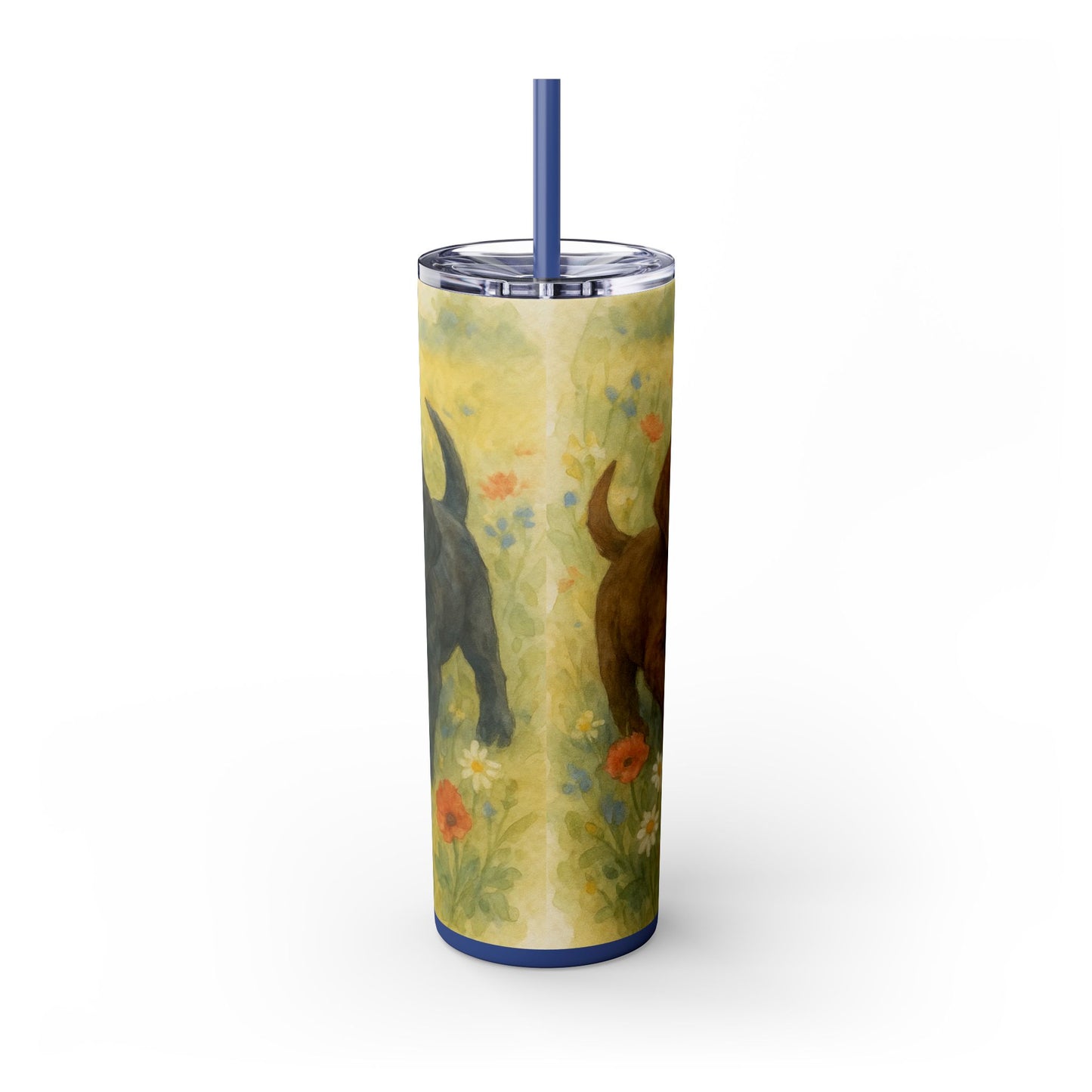 Labrador Retriever puppies Tumbler with Straw, 20oz