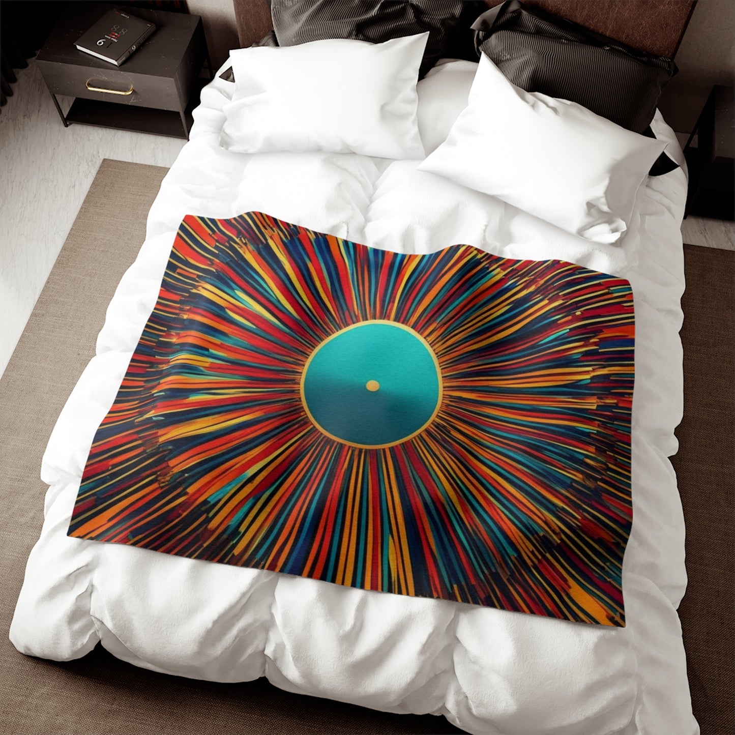 Optical Illusion Sweatshirt Blanket
