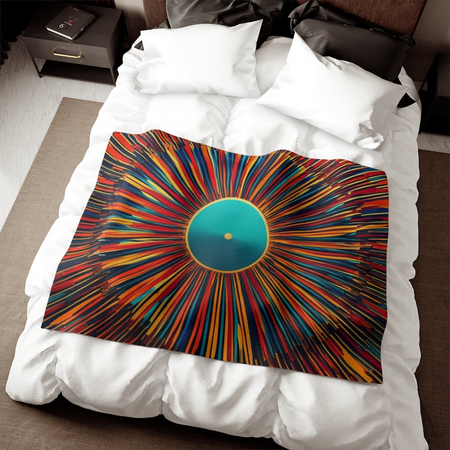 Optical Illusion Sweatshirt Blanket