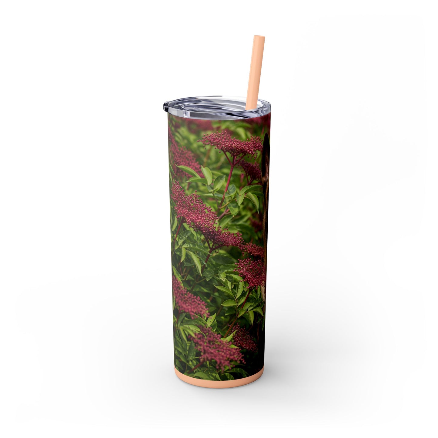 Belgian Shepherd Dog Malinois Tumbler with Straw, 20oz