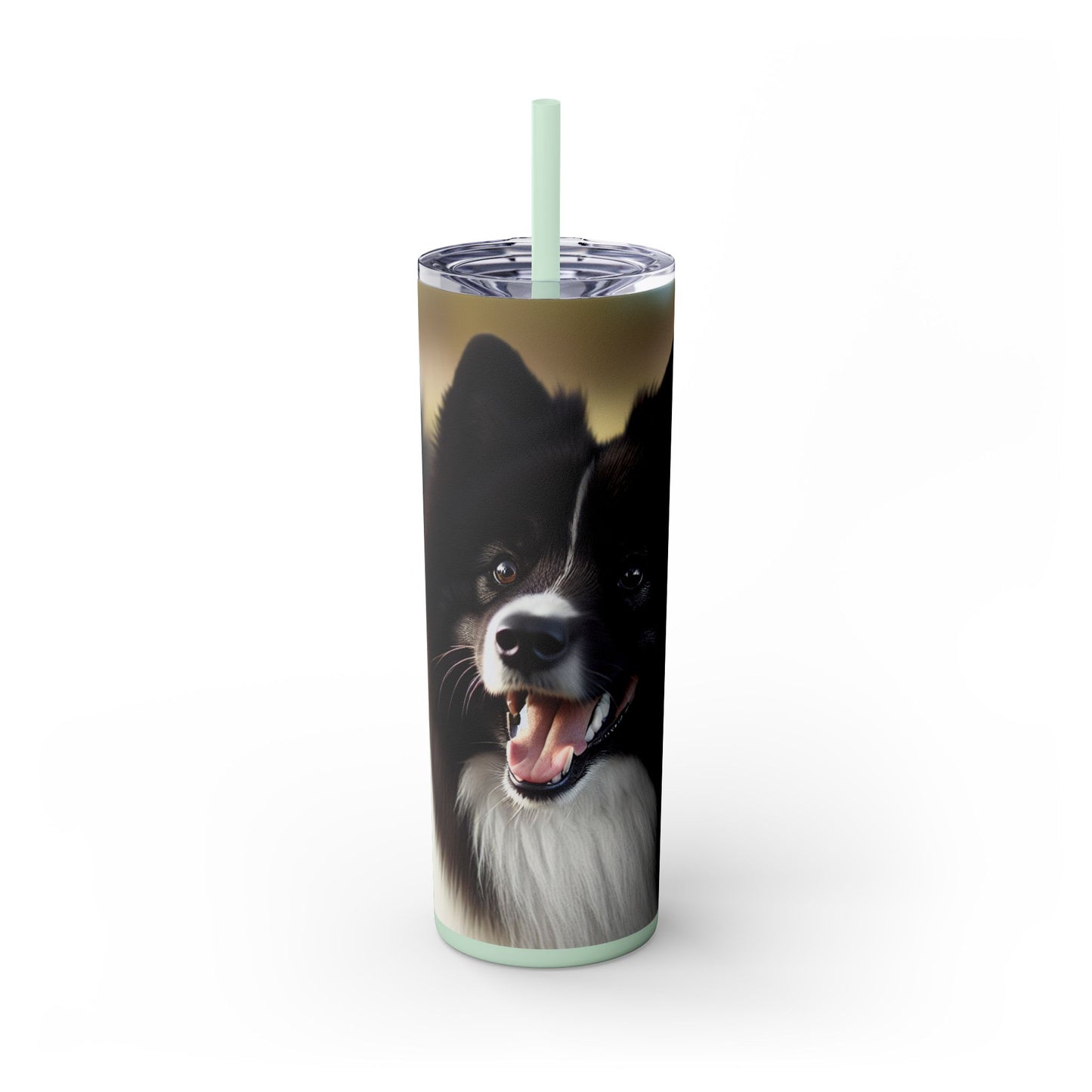Karelian Bear Dog Tumbler with Straw, 20oz