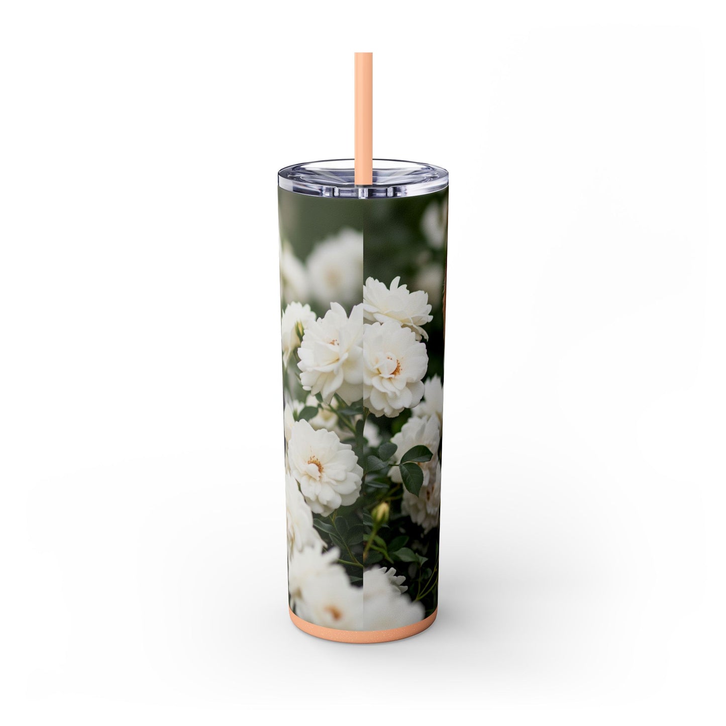 Yorkshire Terrier Skinny Tumbler with Straw, 20oz