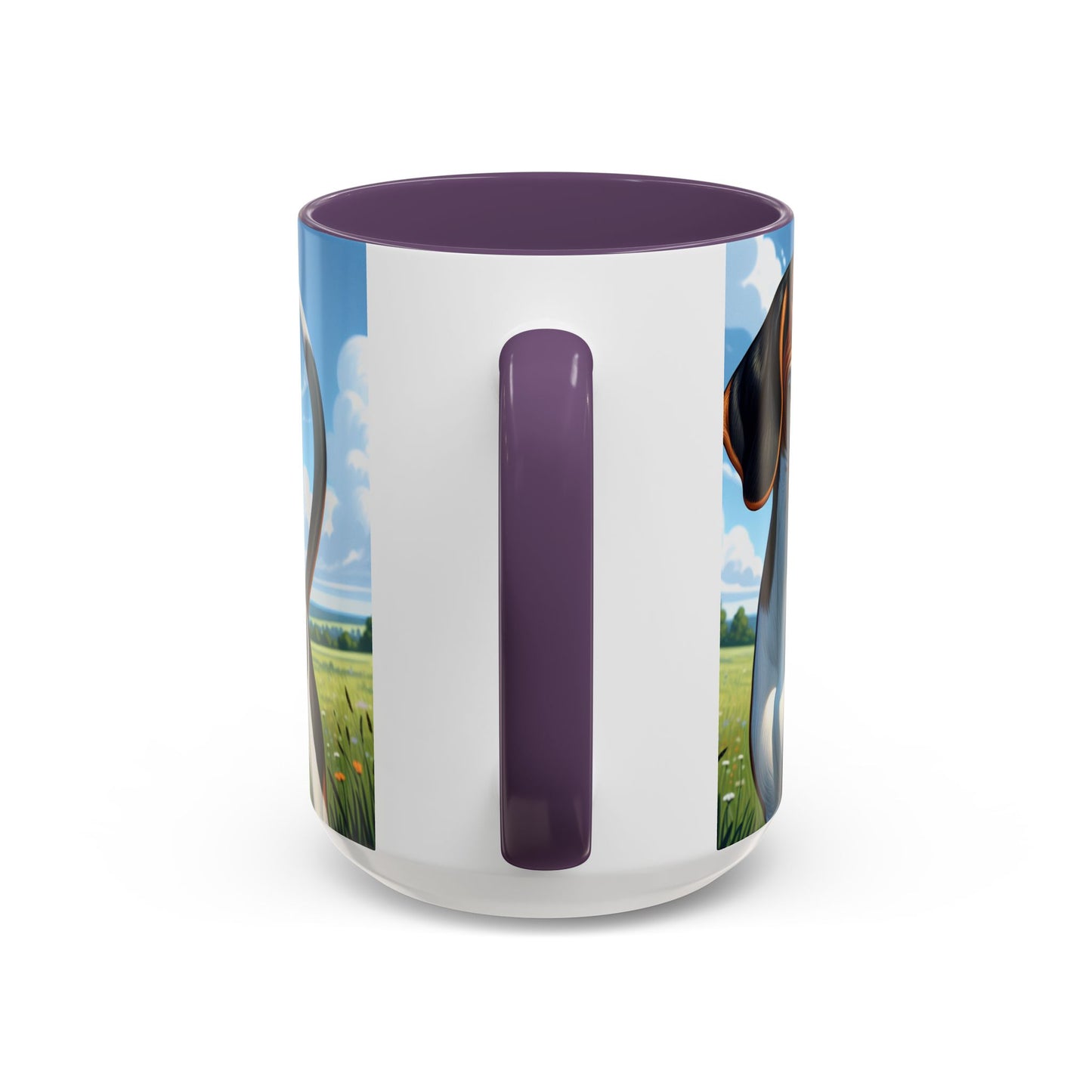 Treeing Walker Coonhound Accent Coffee Mug - Perfect Gift for Dog Lovers