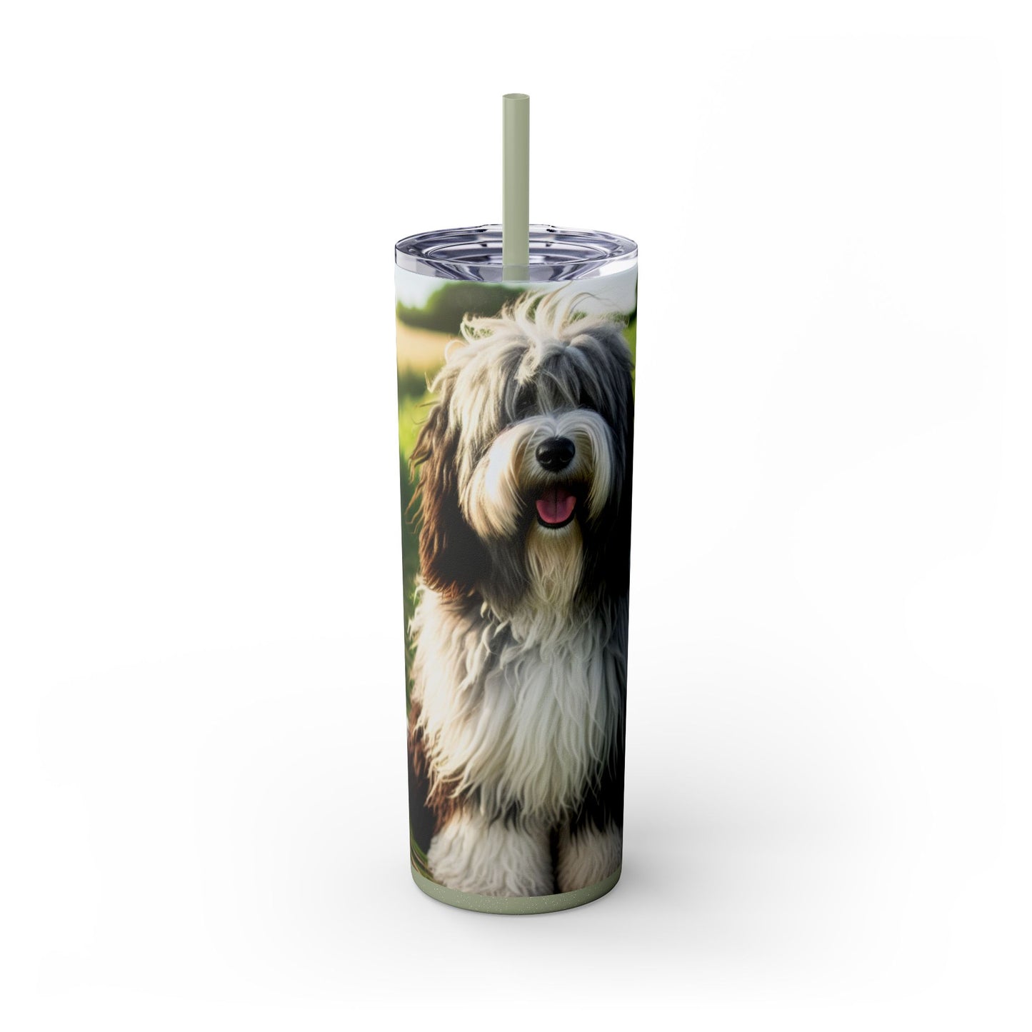 Schapendoes Tumbler with Straw, 20oz