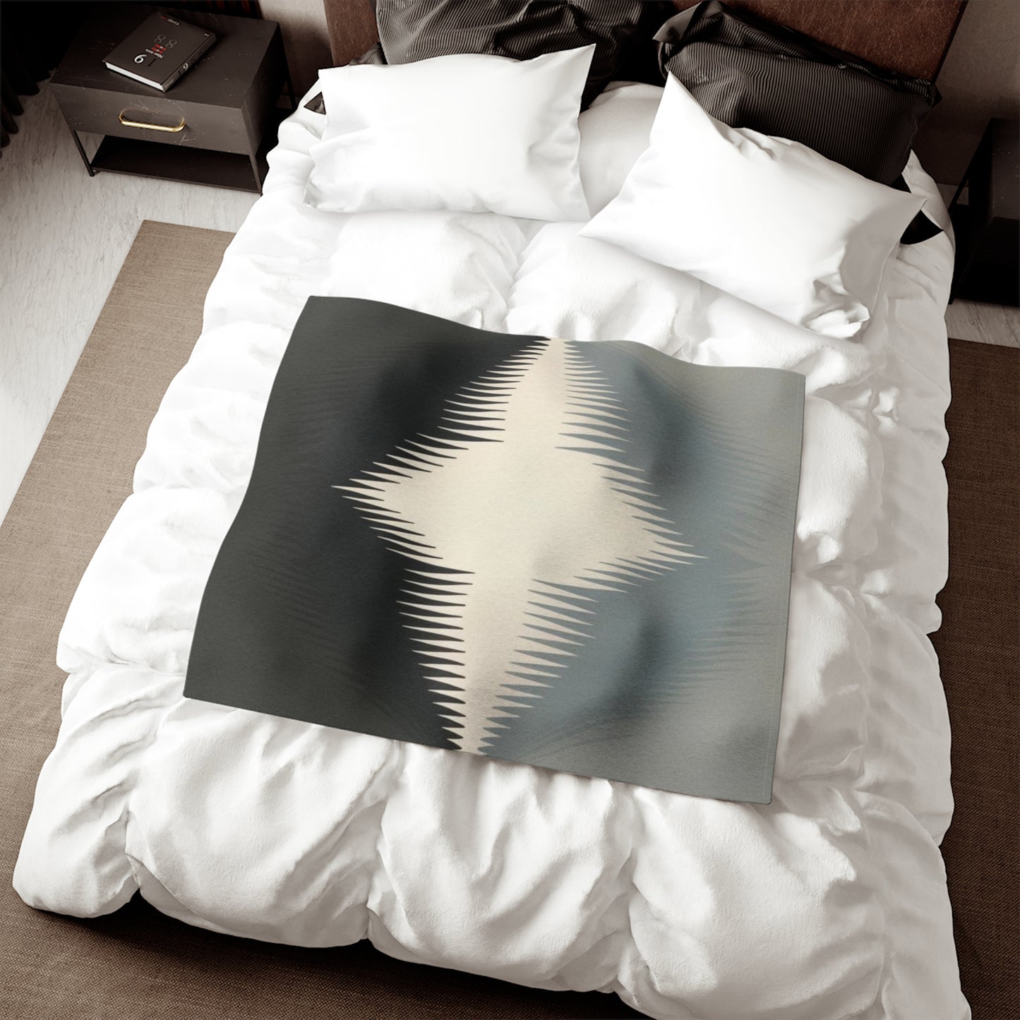 Optical Illusion Sweatshirt Blanket