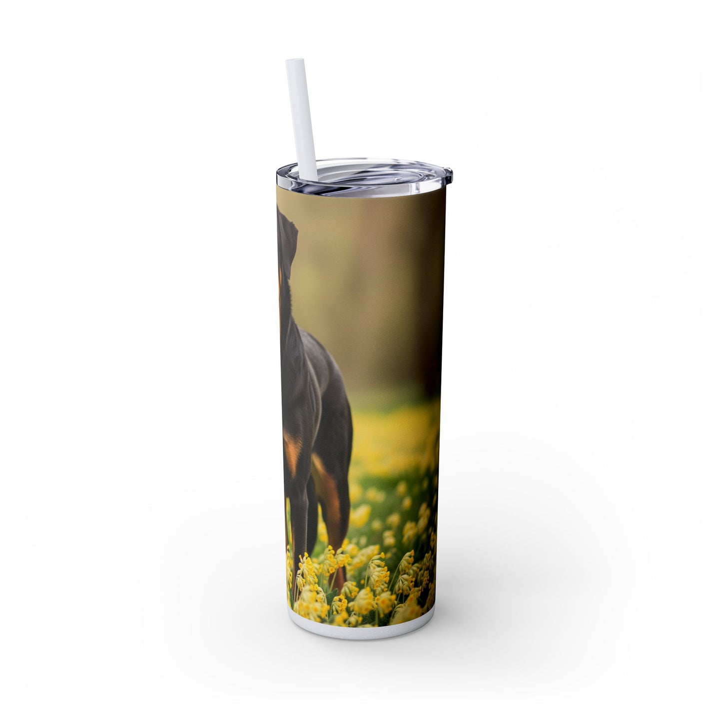 Beauceron Tumbler with Straw, 20oz