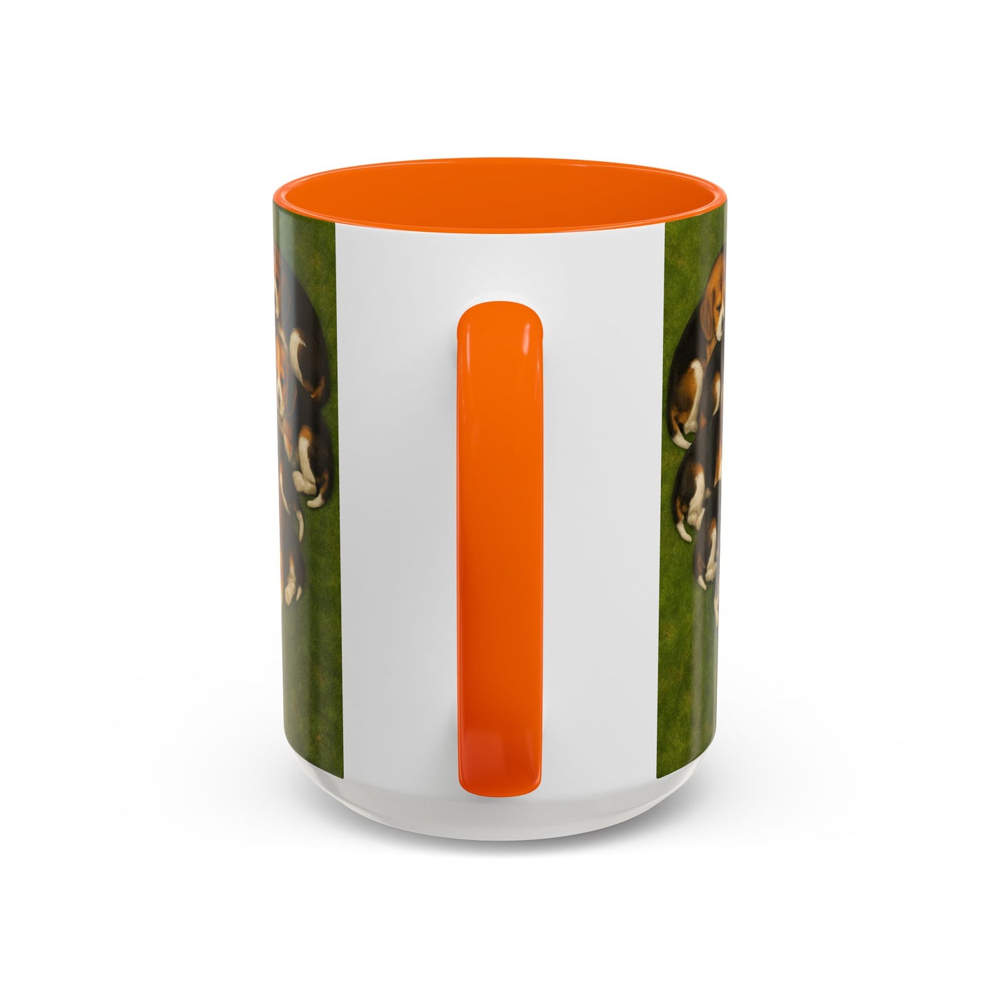 Beagle puppies Accent Coffee Mug - Perfect Gift for Dog Lovers