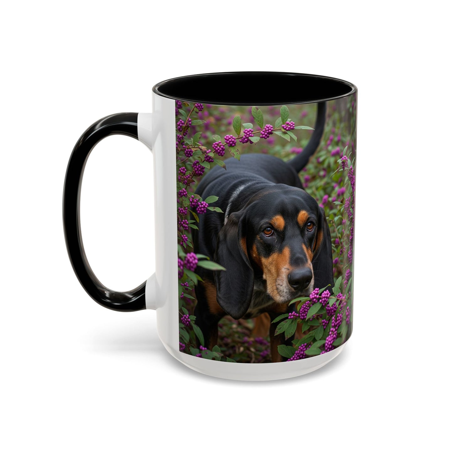 Black and Tan Coonhound Accent Coffee Mug - Perfect Gift for Dog Lovers