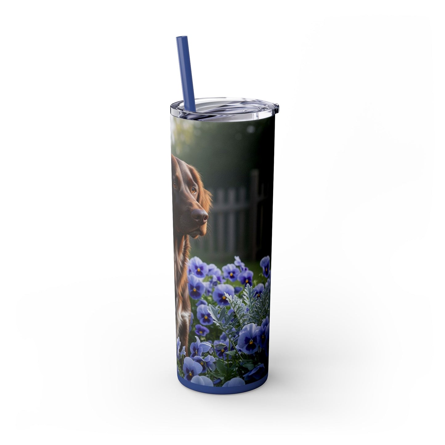 Small Munsterlander Tumbler with Straw, 20oz