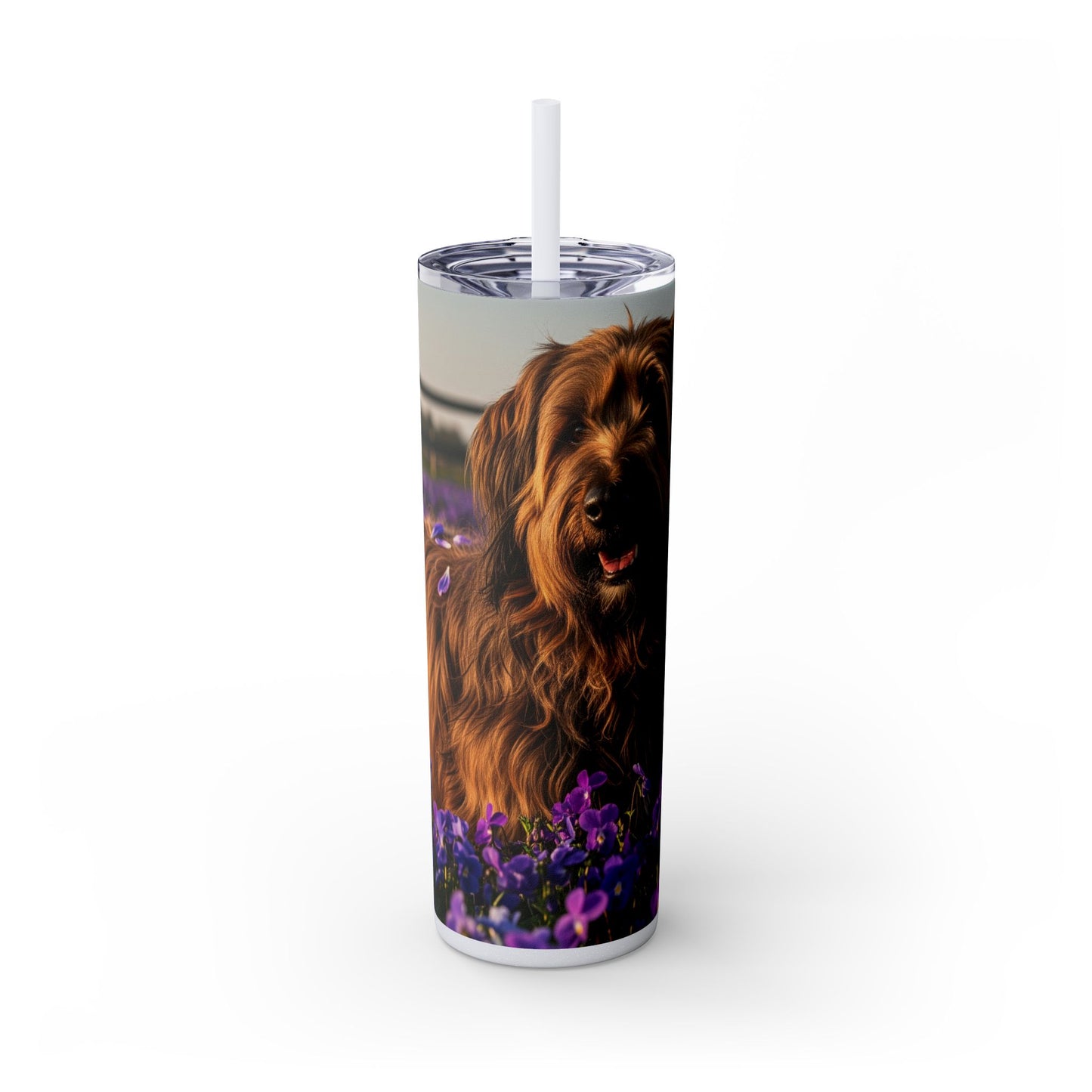 Briard Tumbler with Straw, 20oz