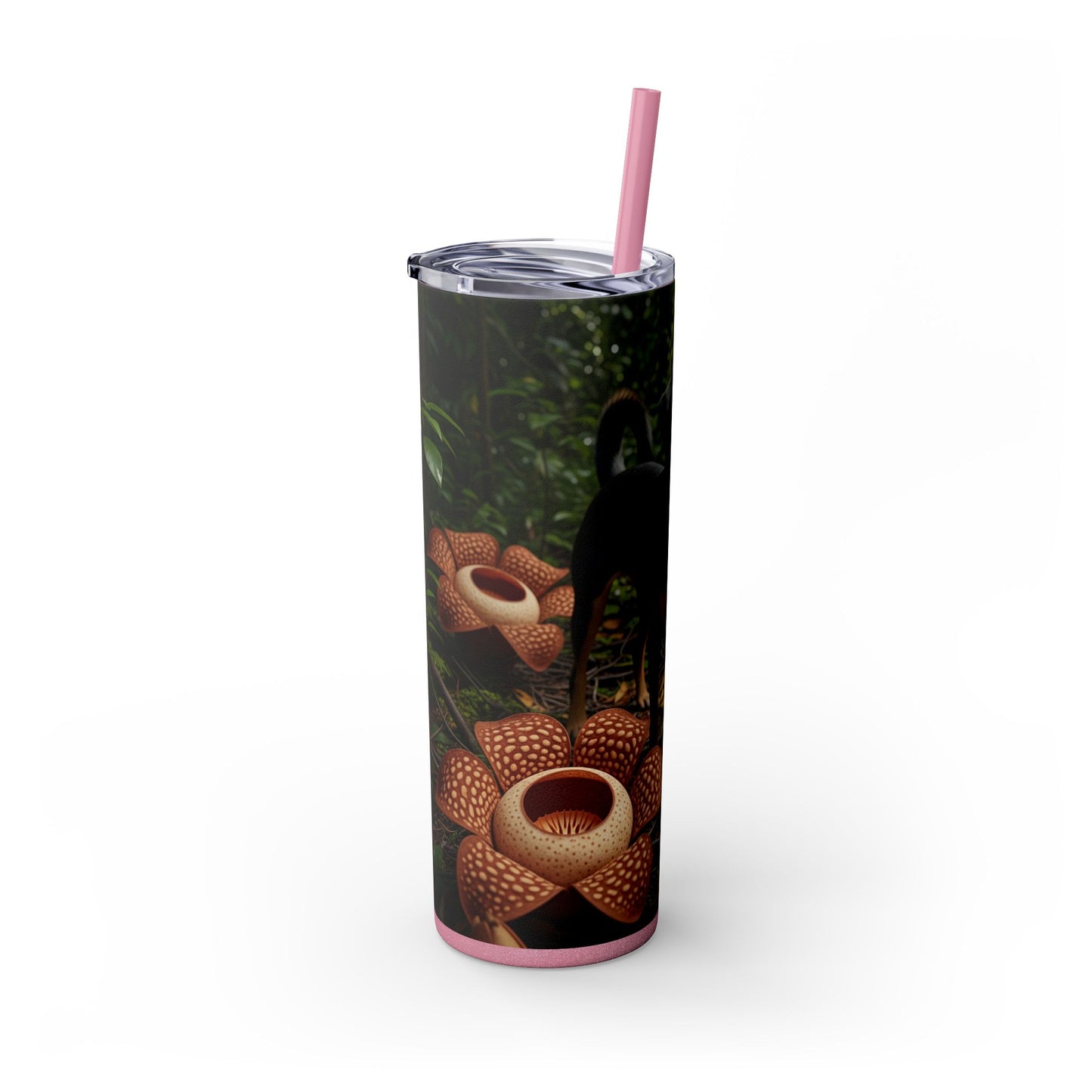Telomian Skinny Tumbler with Straw, 20oz