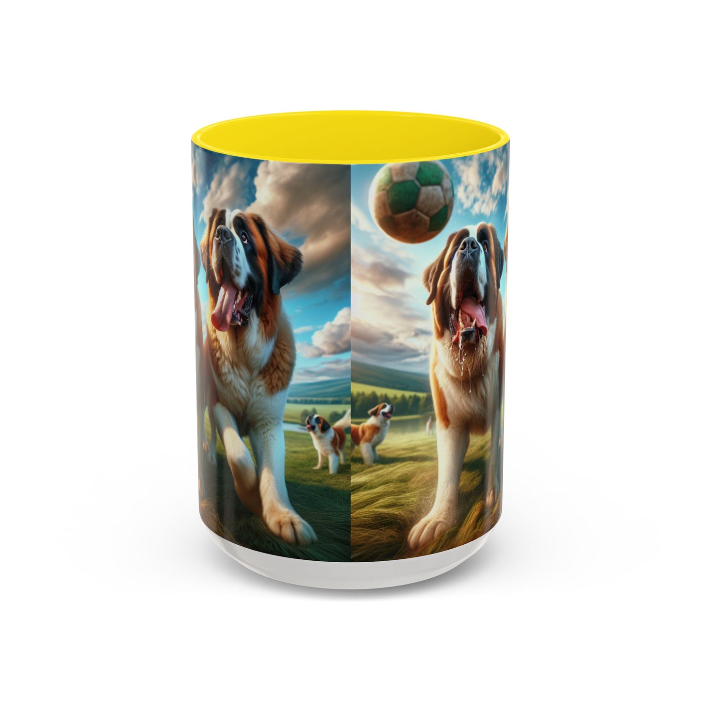 Saint Bernard Accent Coffee Mug - Perfect Gift for Dog Lovers