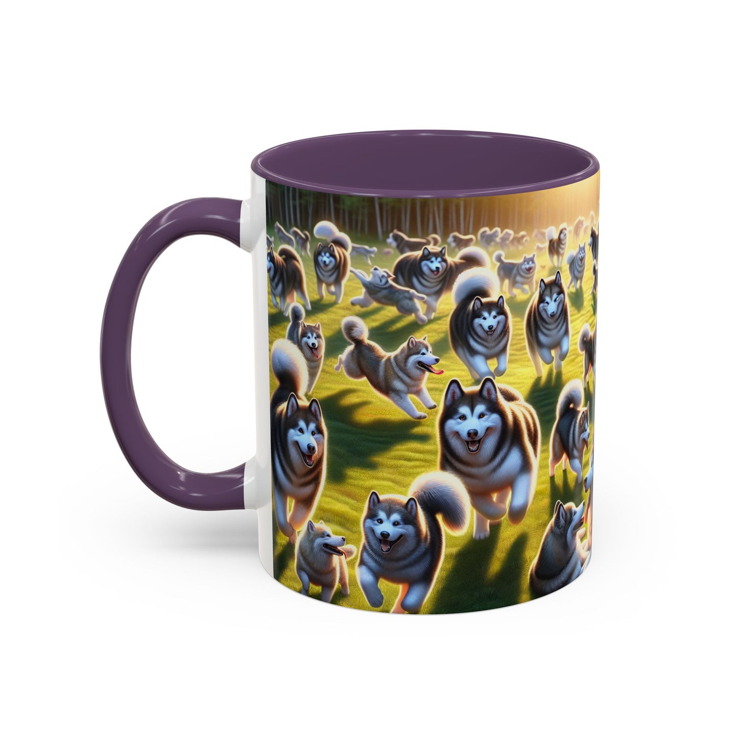 Alaskan Malamute Accent Coffee Mug - Perfect Gift for Dog Lovers
