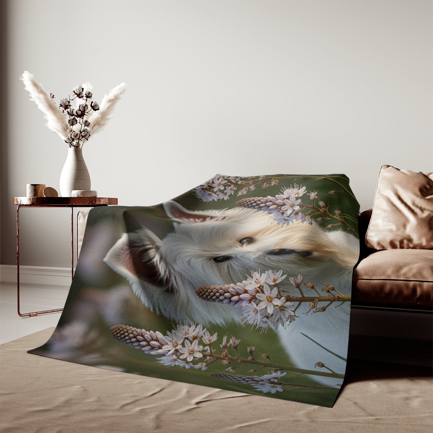 West Highland White Terrier Sweatshirt Blanket