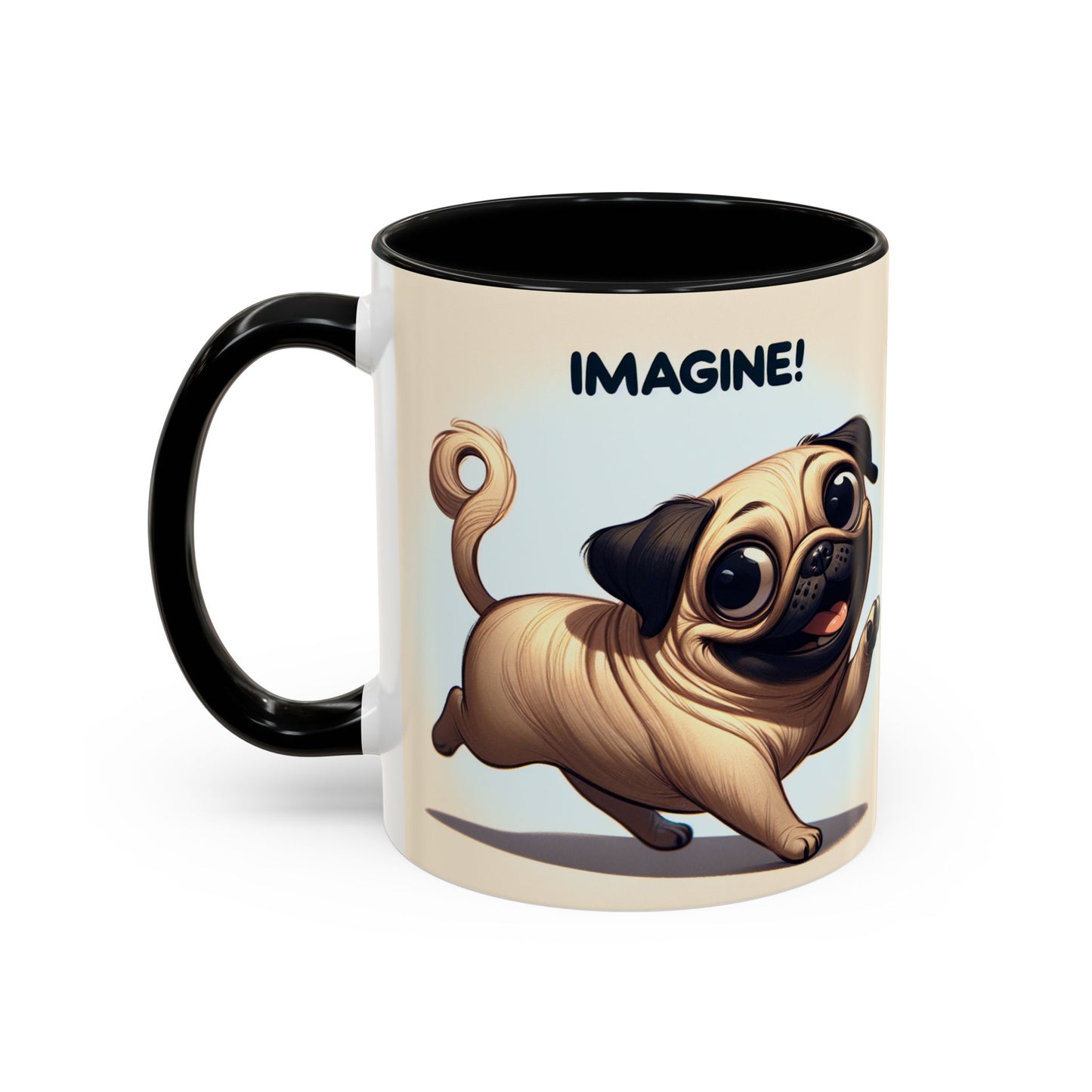 Pug Accent Coffee Mug - Perfect Gift for Dog Lovers