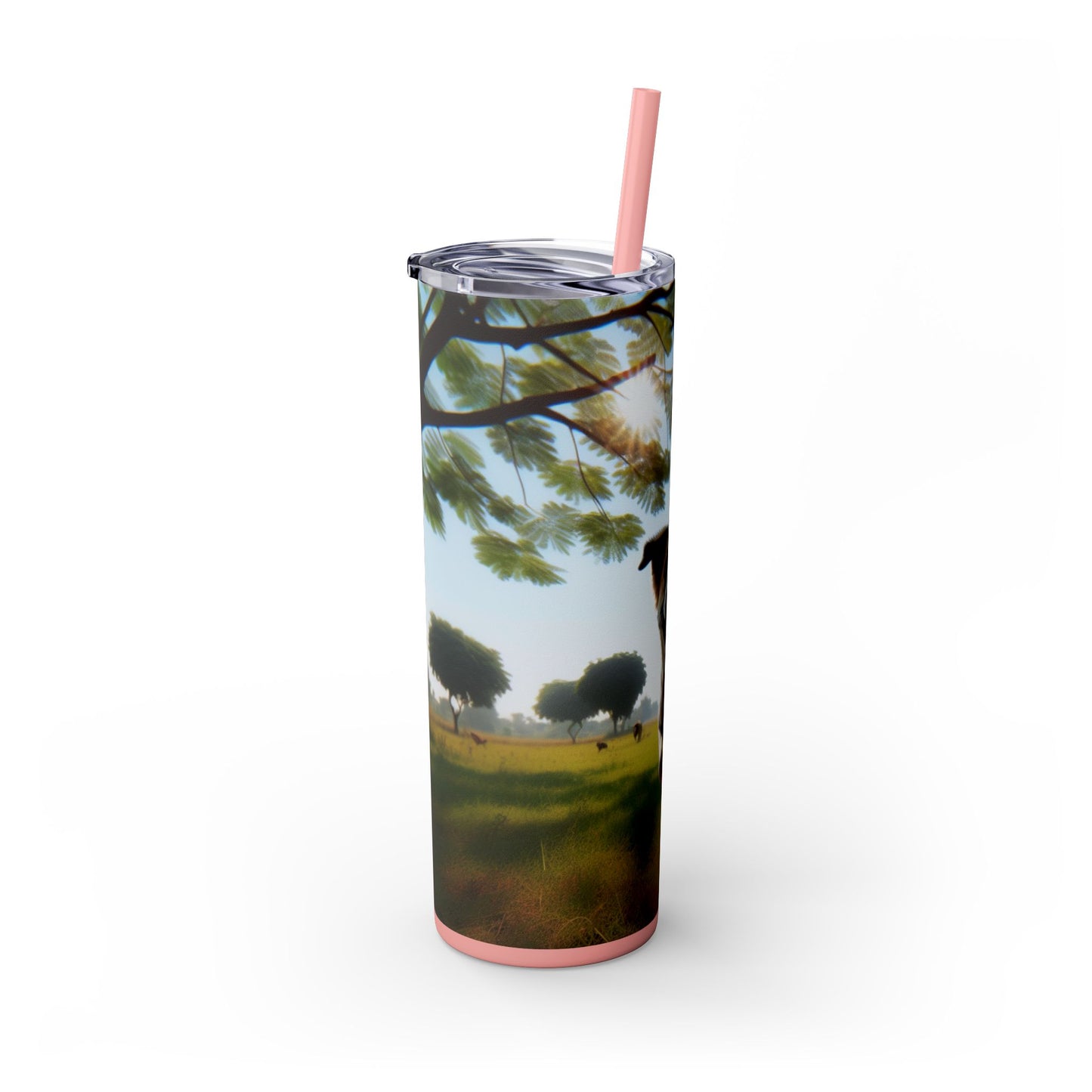 Indian Pariah Dog Tumbler with Straw, 20oz