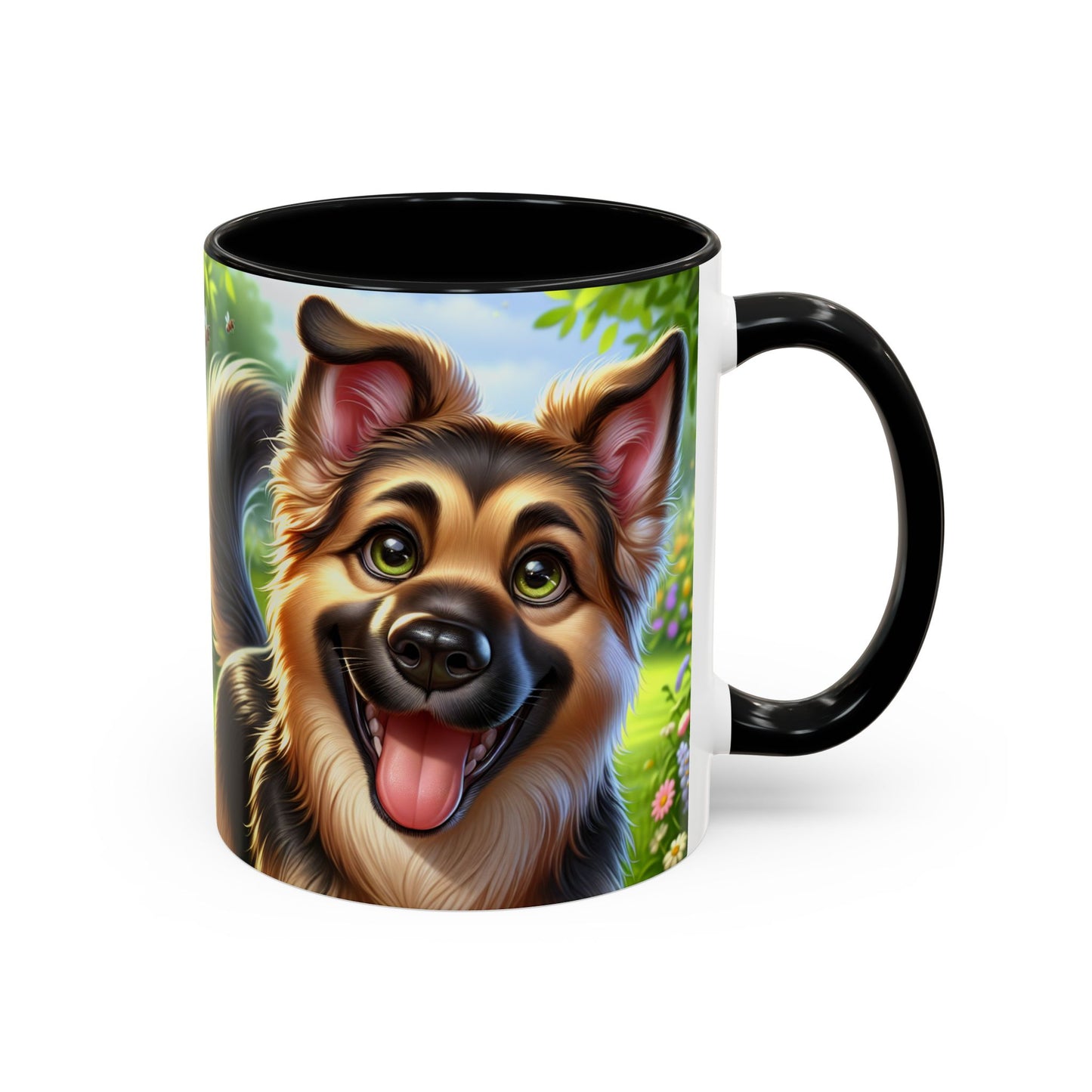 German Shepherd Accent Coffee Mug - Perfect Gift for Dog Lovers