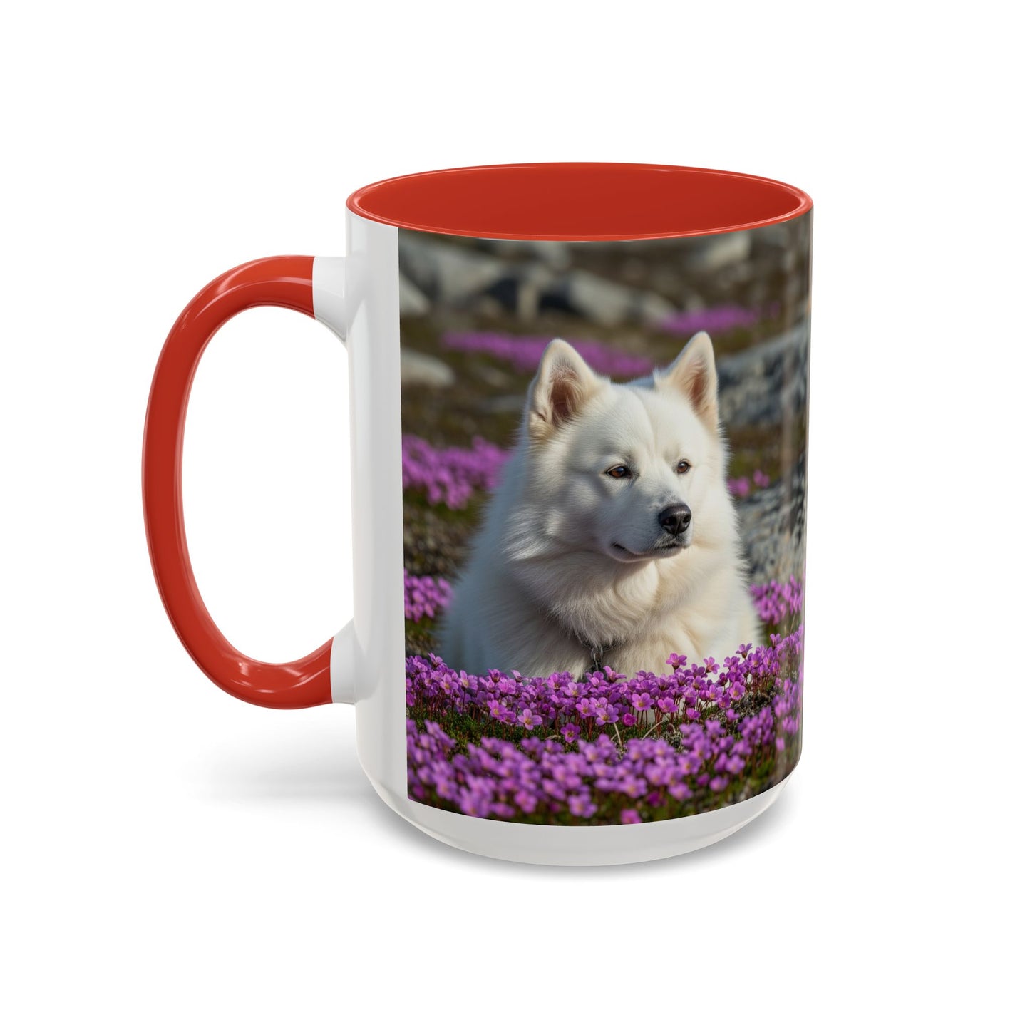 Canadian Eskimo Dog Accent Coffee Mug - Perfect Gift for Dog Lovers