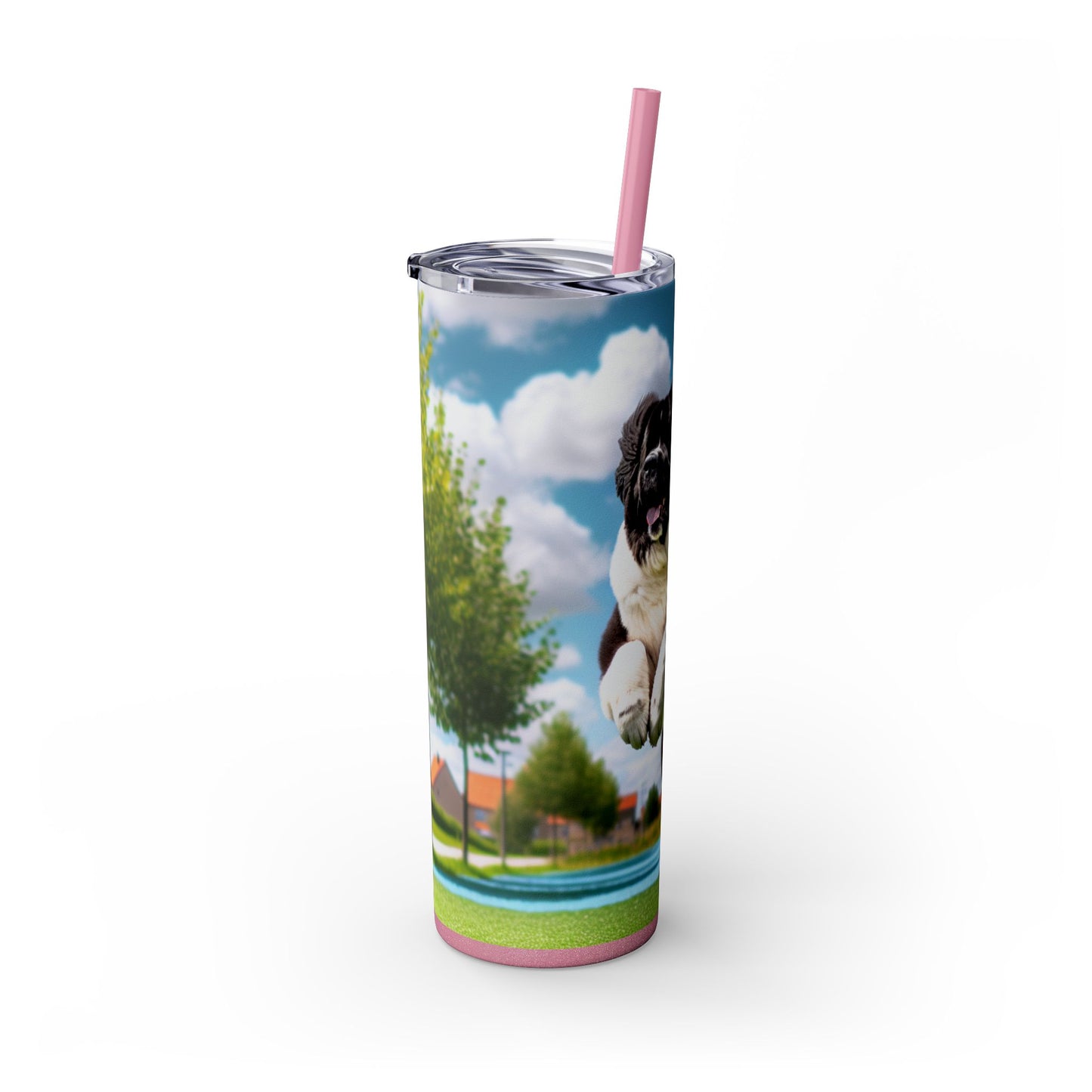 Landseer Tumbler with Straw, 20oz