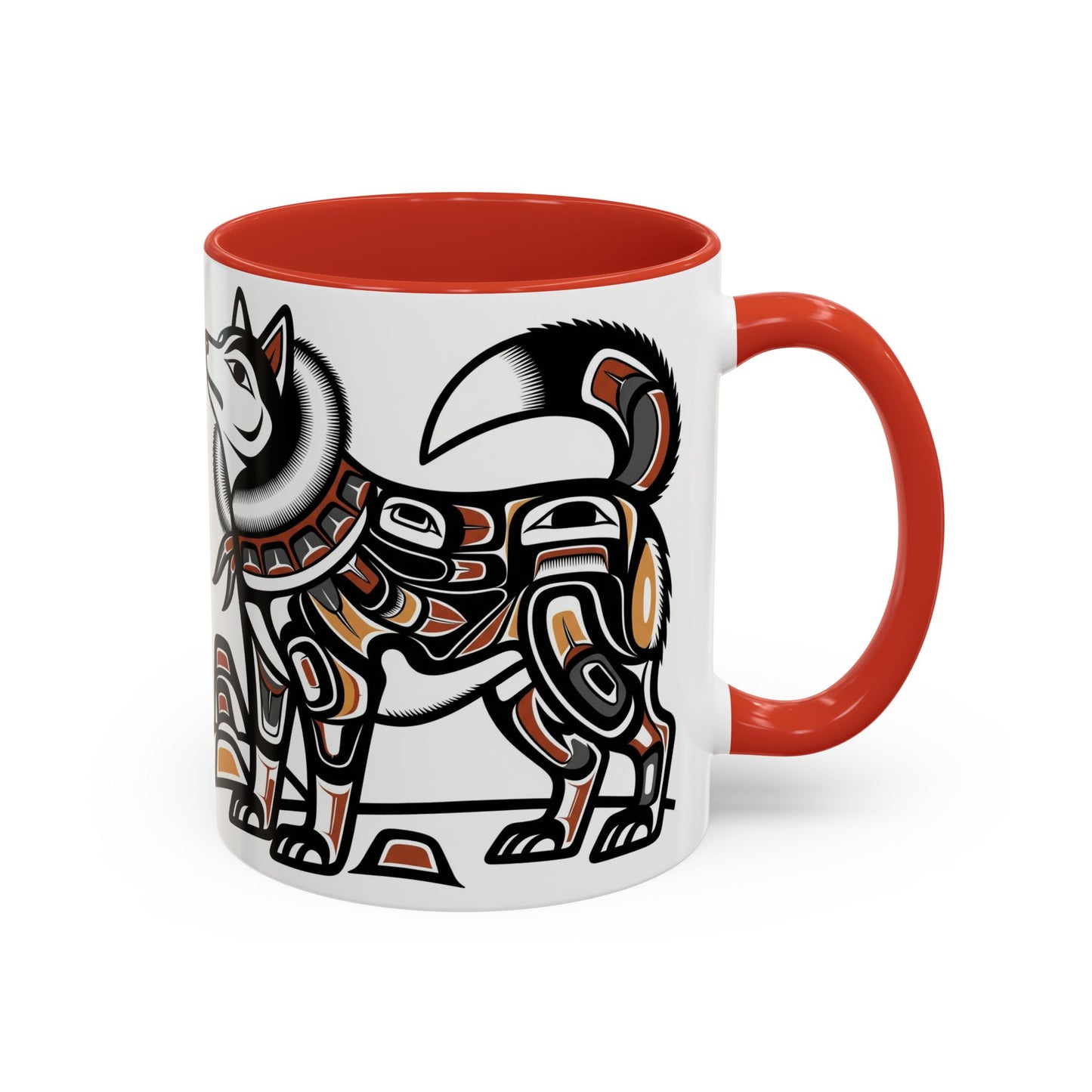 Siberian Husky Accent Coffee Mug - Perfect Gift for Dog Lovers