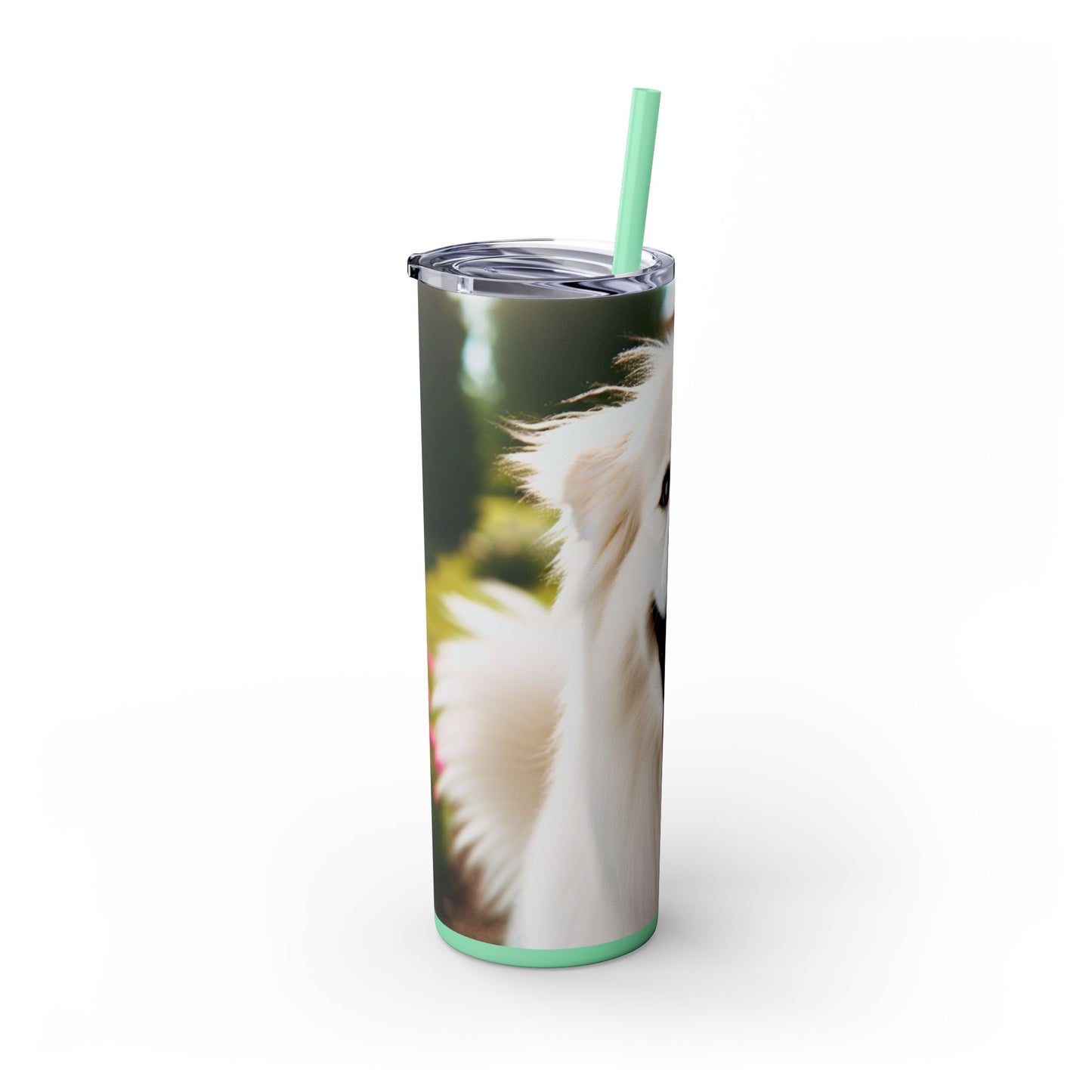 Slovensky Cuvac Tumbler with Straw, 20oz