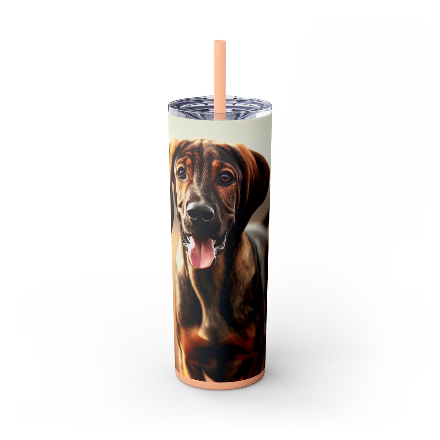 Plott Hound Tumbler with Straw, 20oz