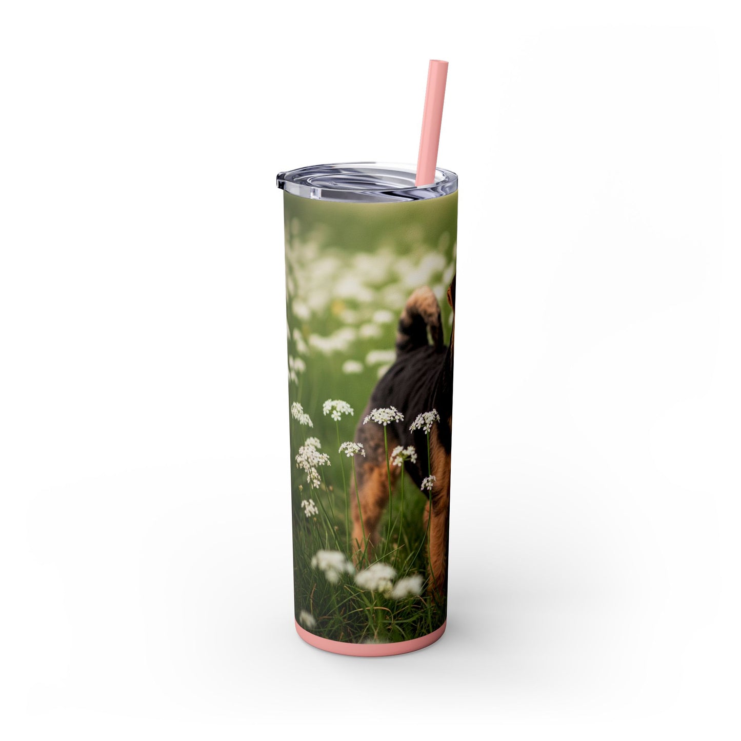 Lakeland Terrier Tumbler with Straw, 20oz