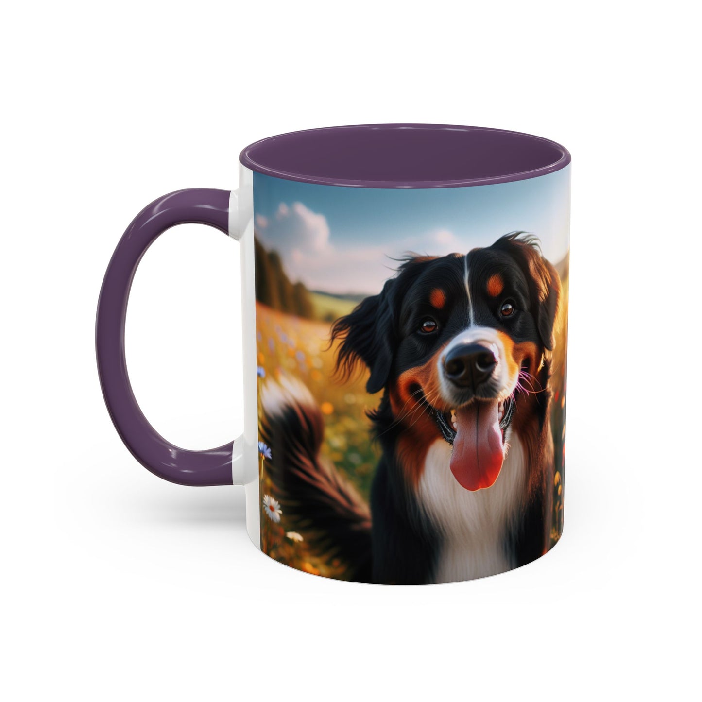 Bernese Mountain Dog Accent Coffee Mug - Perfect Gift for Dog Lovers