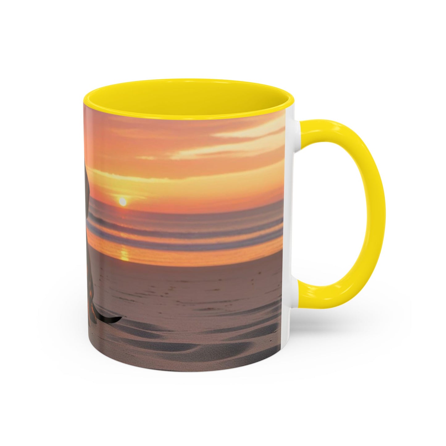Dachshund Love Accent Coffee Mug - Perfect Gift for Dog Lovers