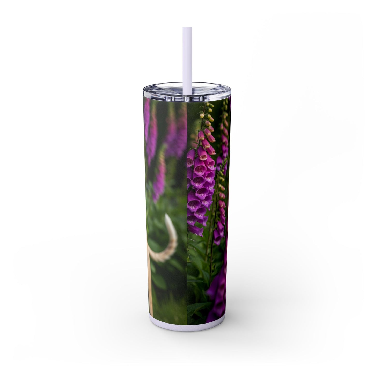 Whippet Skinny Tumbler with Straw, 20oz
