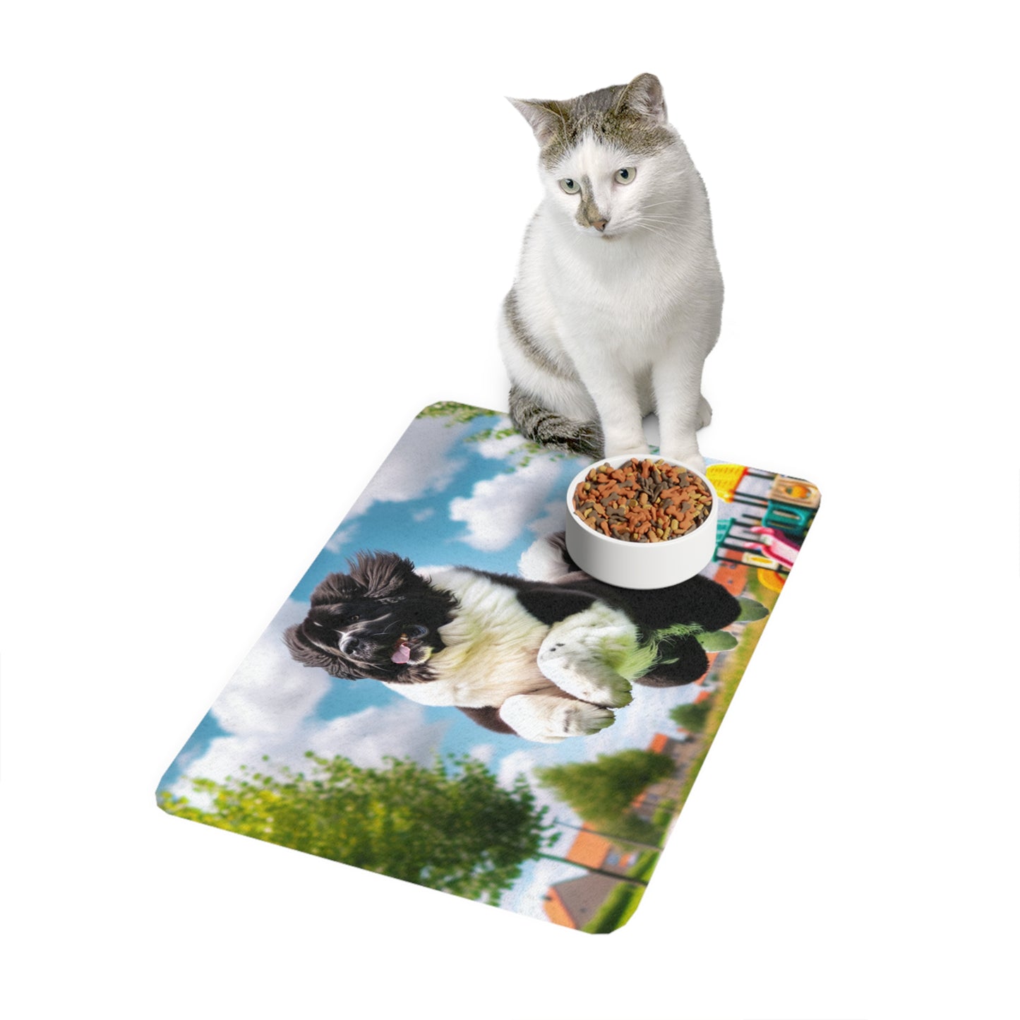 Pet Food Mat (12x18) - Landseer